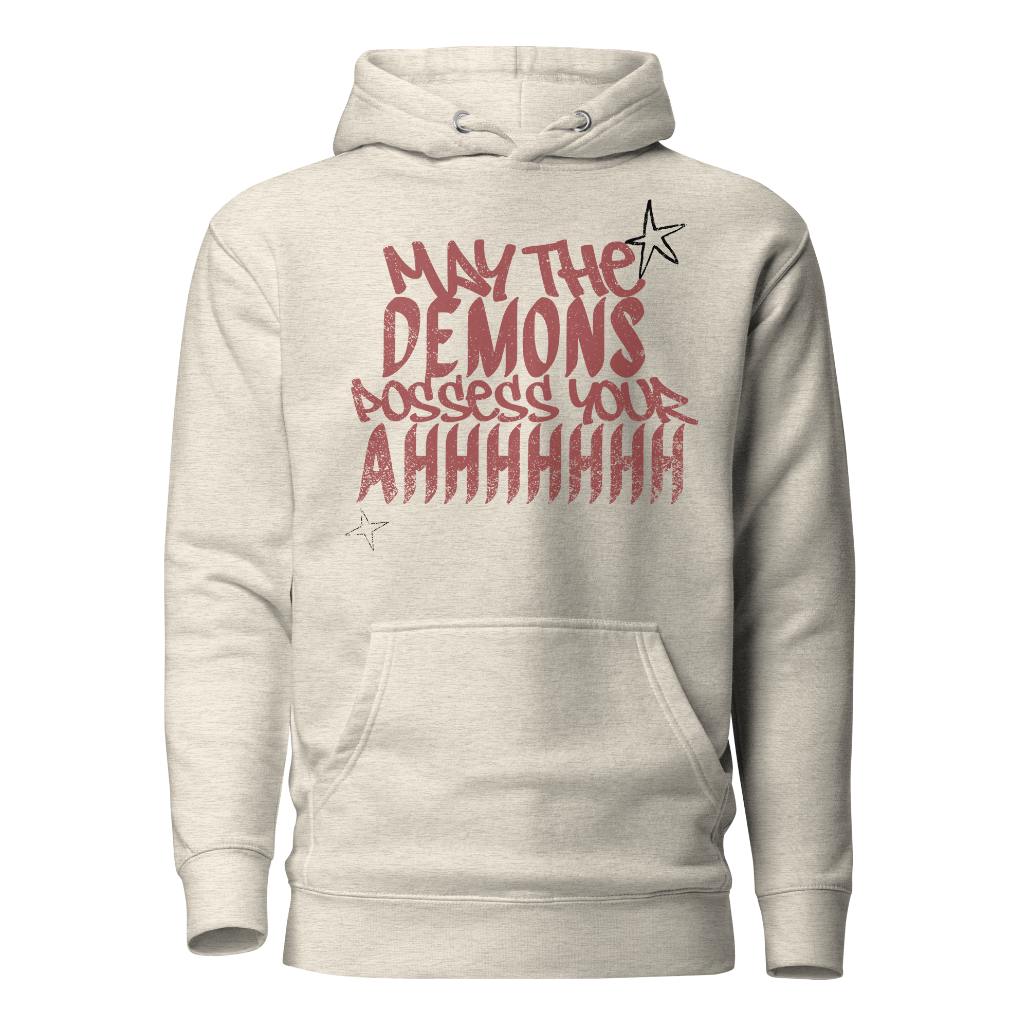 May The Demons Hoodie | Distressed Edgy Vibes