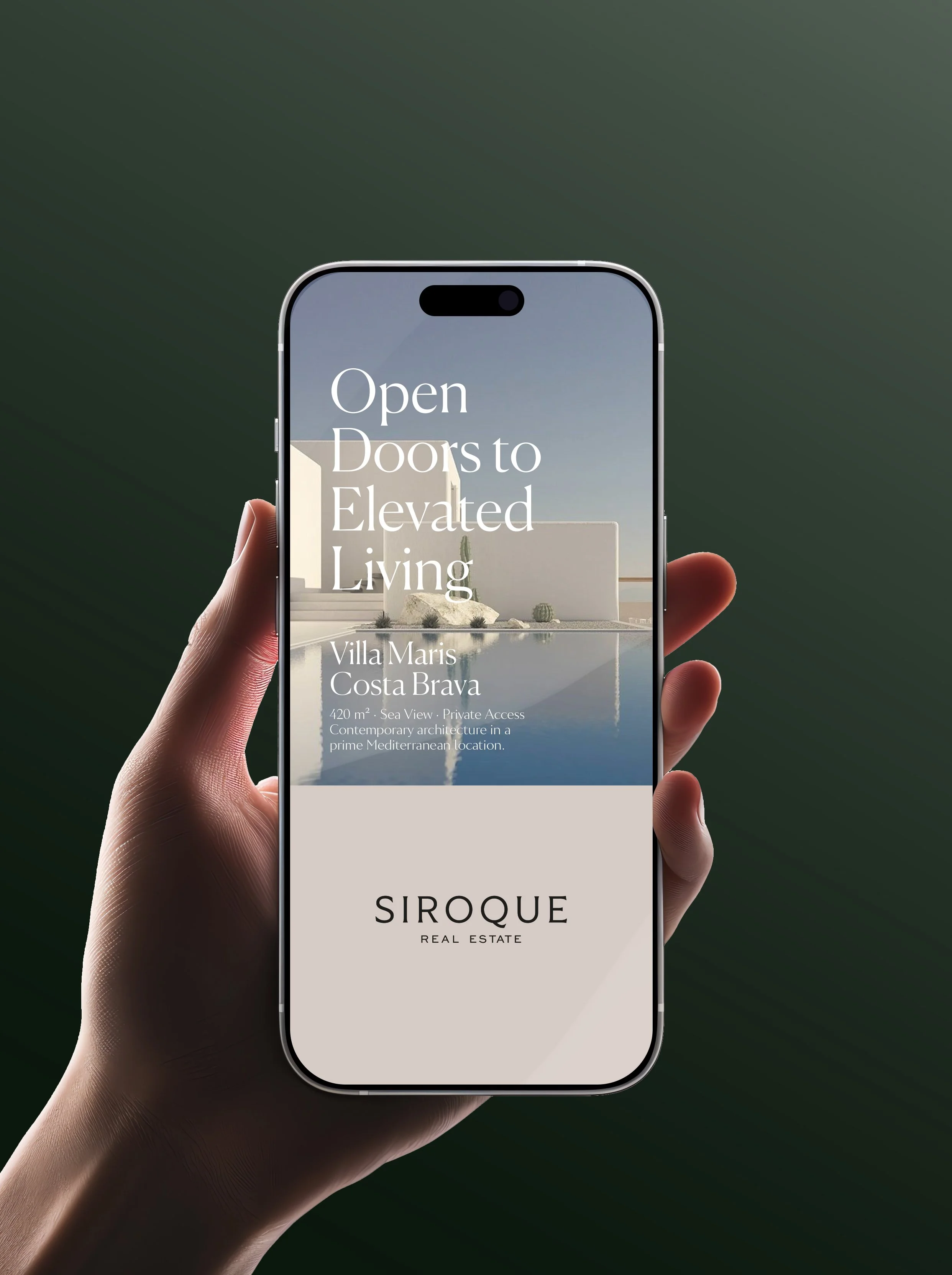 Siroque
Identidad de marca y sistema visual aplicado a un proyecto inmobiliario.
Más proyectos en la web.
.
.
.
#Branding #IdentidadVisual #RealEstateBranding #DiseñoDeMarca #DirecciónCreativa