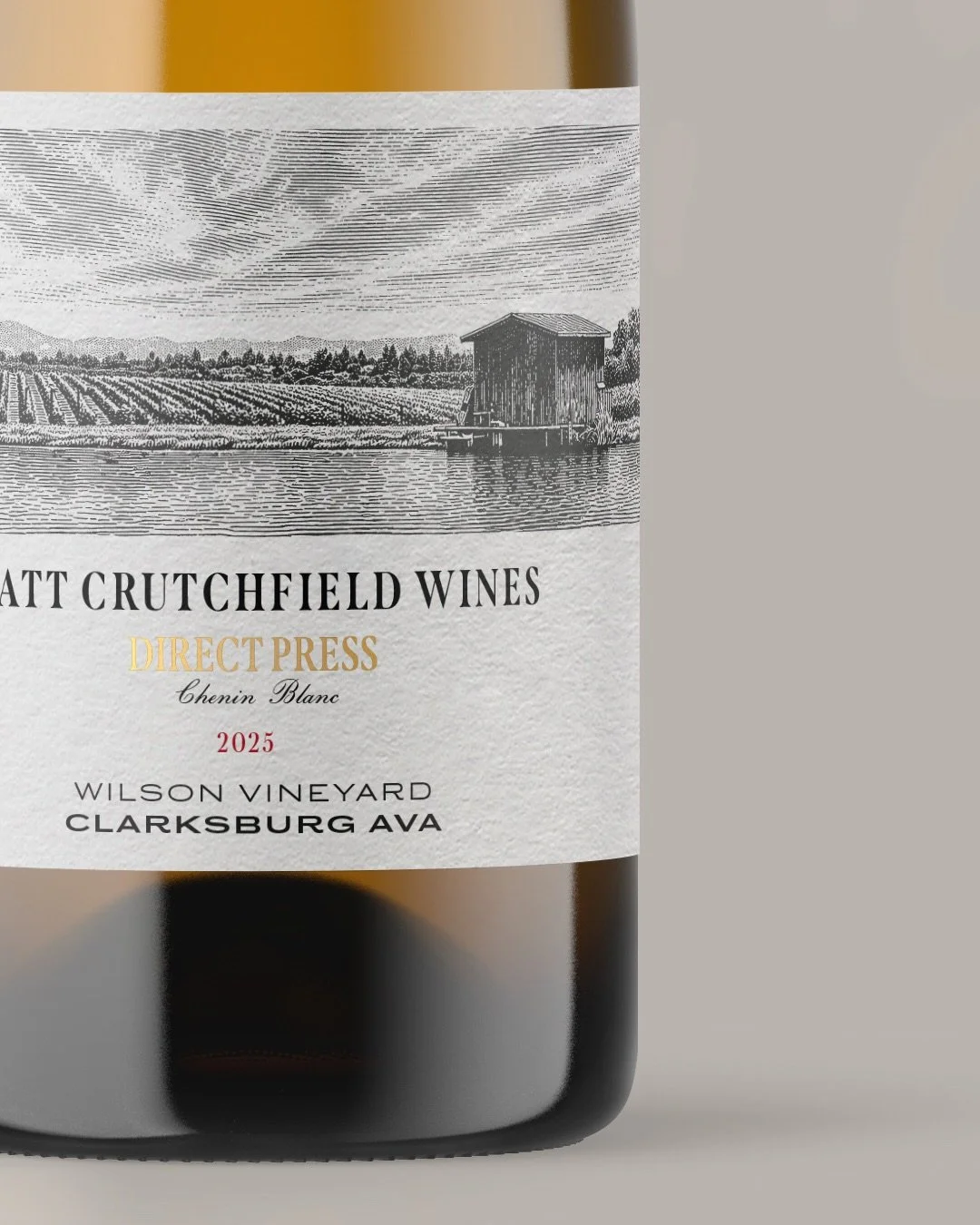 Redisseny eriquetes per a Matt Crutchfield Wines. Petit celler de Napa Valley, Calif&ograve;rnia.