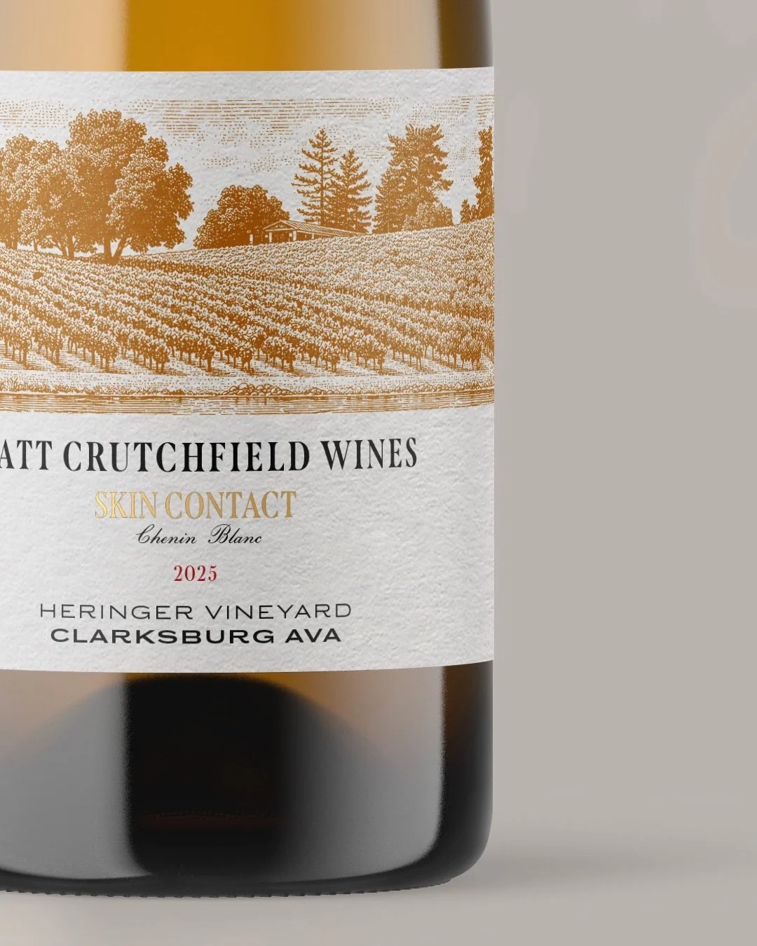 Redisseny eriquetes per a Matt Crutchfield Wines. Petit celler de Napa Valley, Calif&ograve;rnia.
