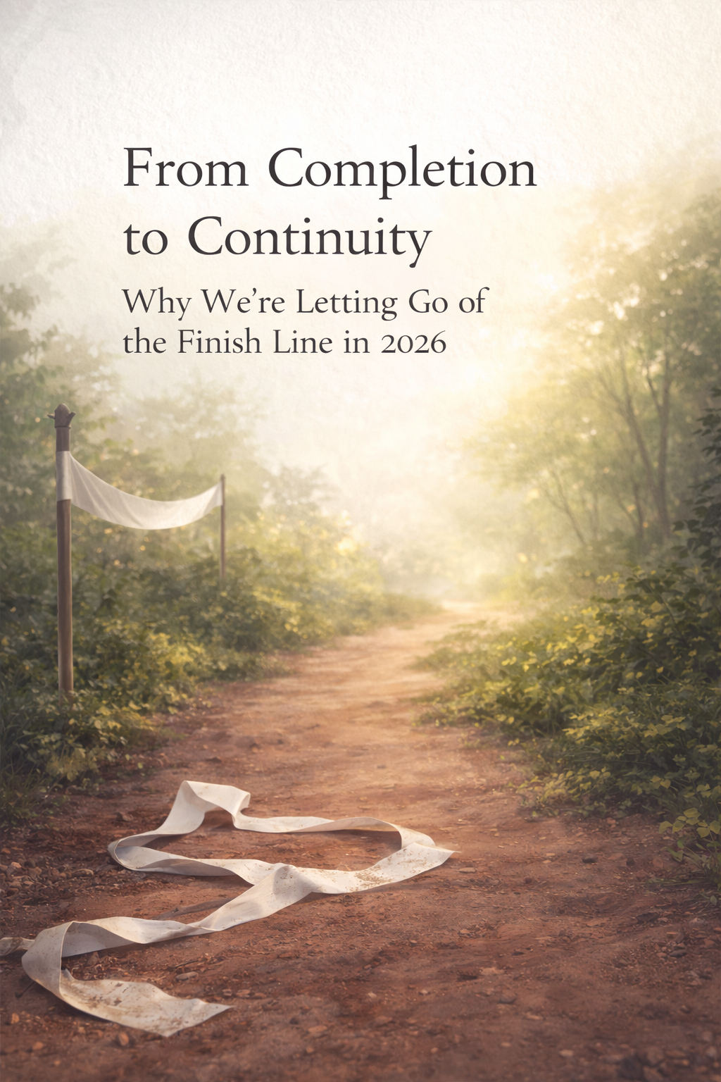 From Completion to Continuity — Why We’re Letting Go of the Finish Line in 2026