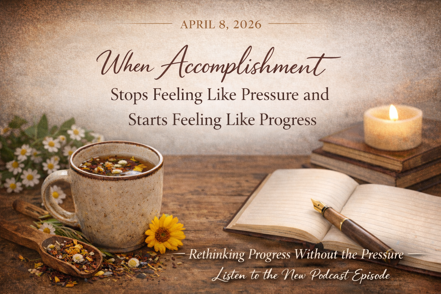 When Accomplishment Stops Feeling Like Pressure and Starts Feeling Like Progress