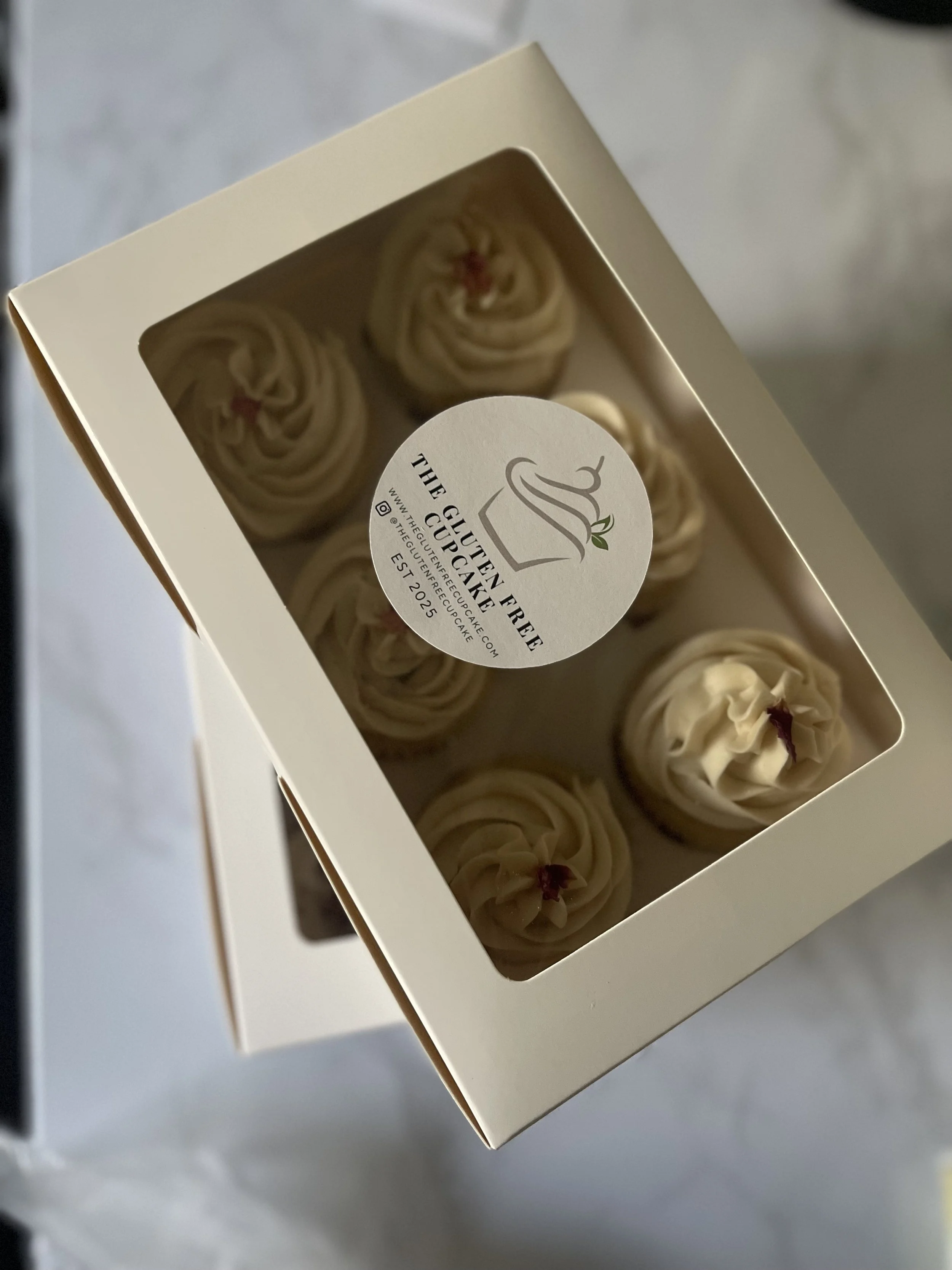 Half Dozen Vanilla Cupcakes