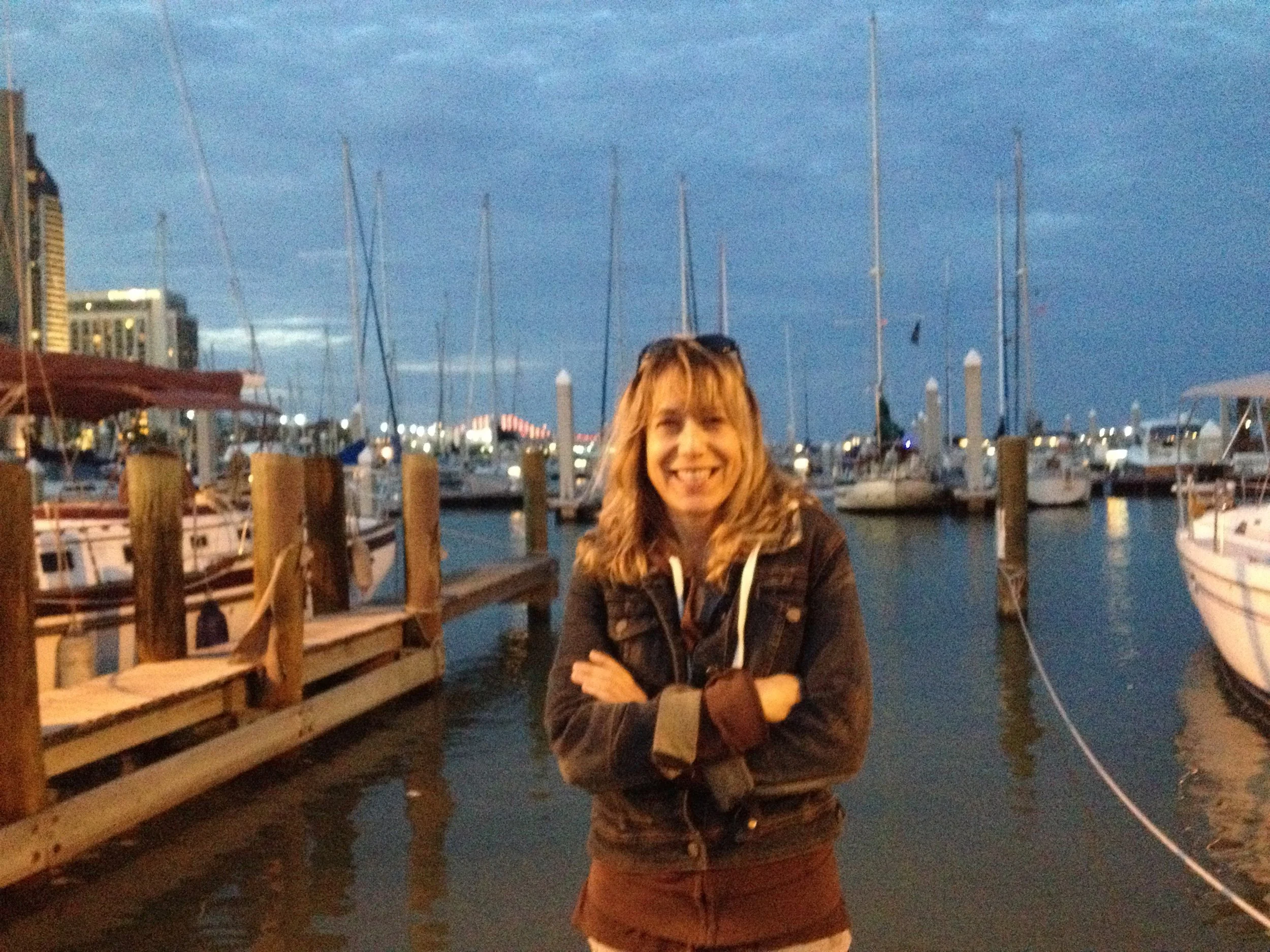 Image of Janine Graziano at a harbor