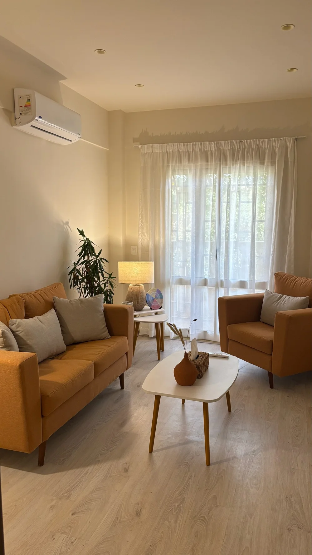 A reading corner at Lotus Therapy in warm daylight