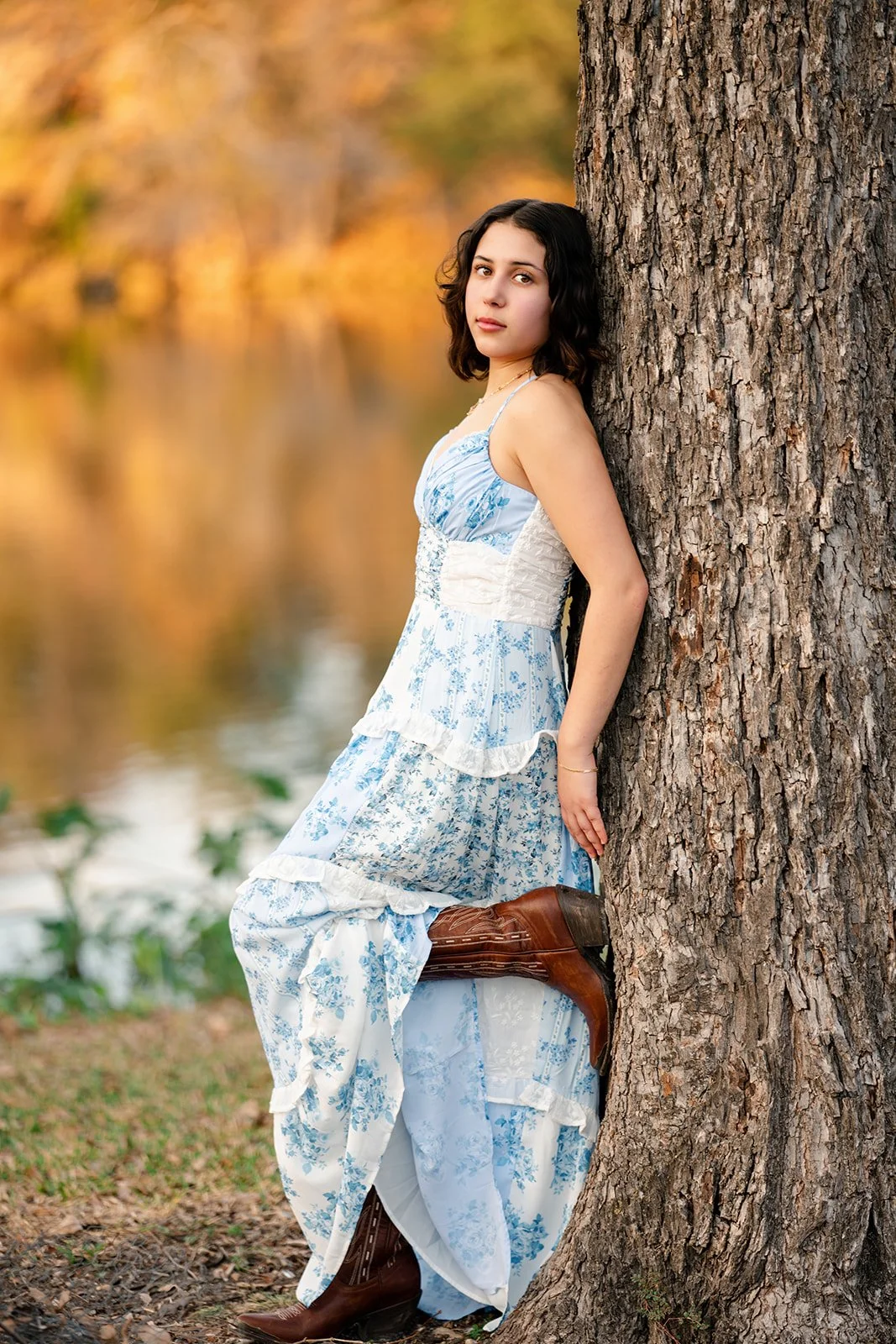 Brooklynn Clark senior portrait session on location in Georgetown, TX. Authentic senior photography by JBS Creative Studio.