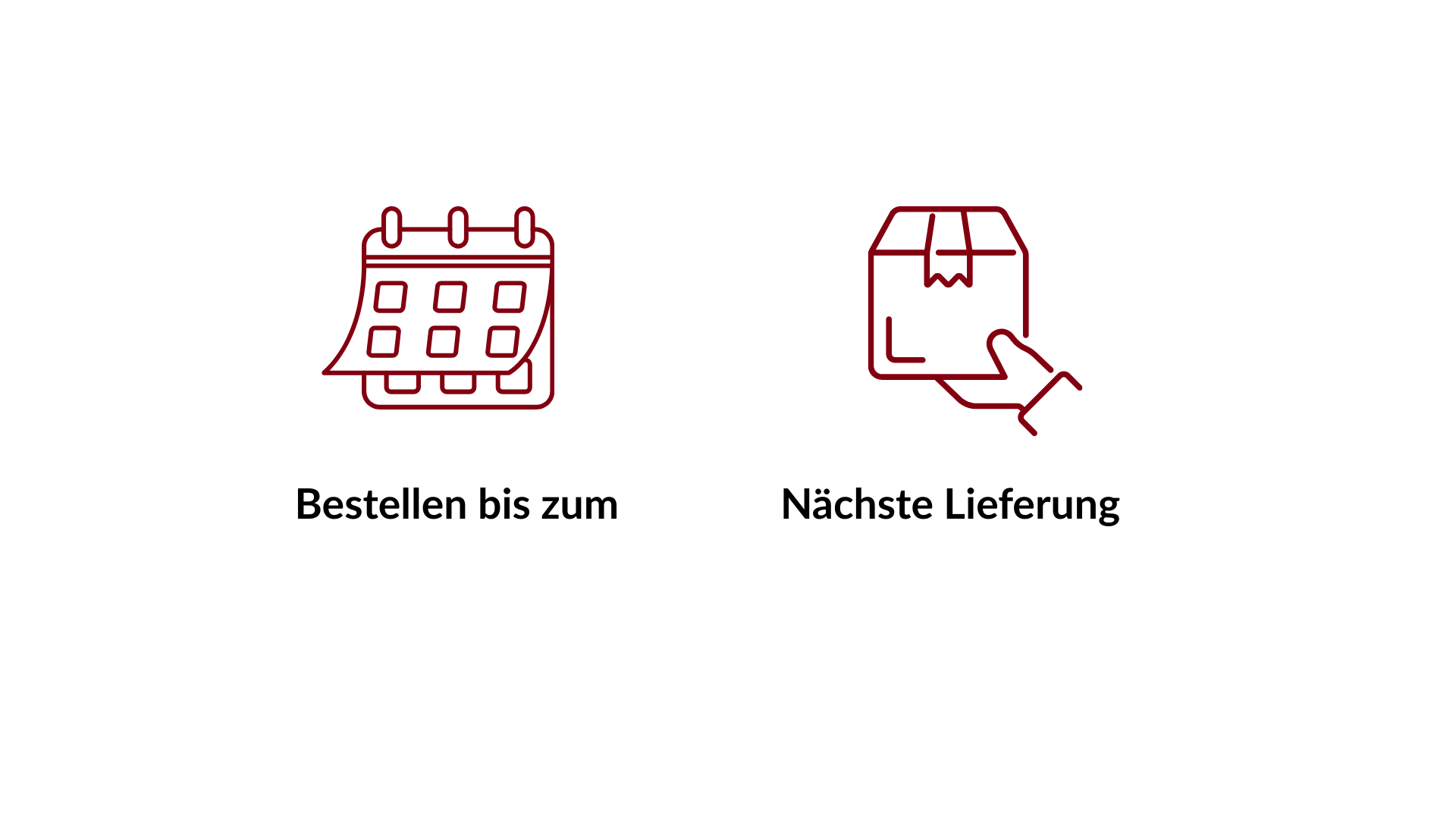 Lieferdaten in Kürze | ur Wild.