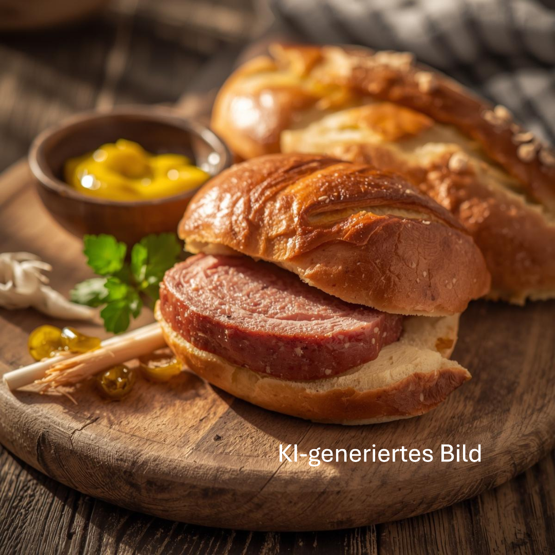 Mini Wildleberkäse mit Käse ca. 500g