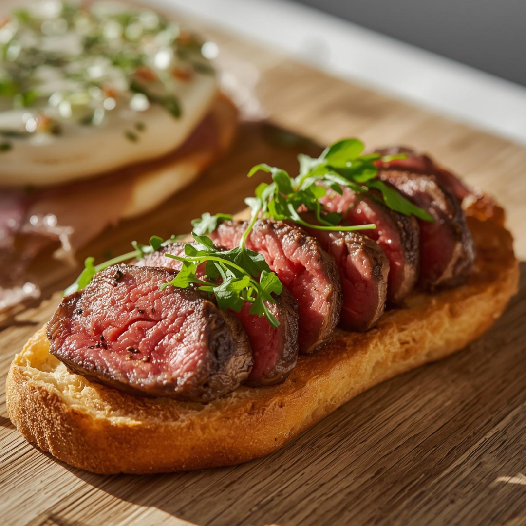 Reh Lungenbraten Sandwich