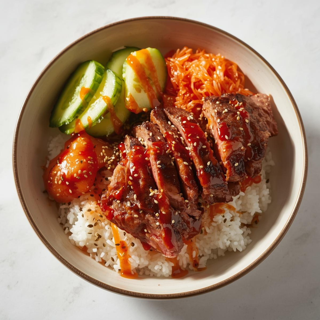 Wildschein Schlägel Steak mariniert Bowl 2