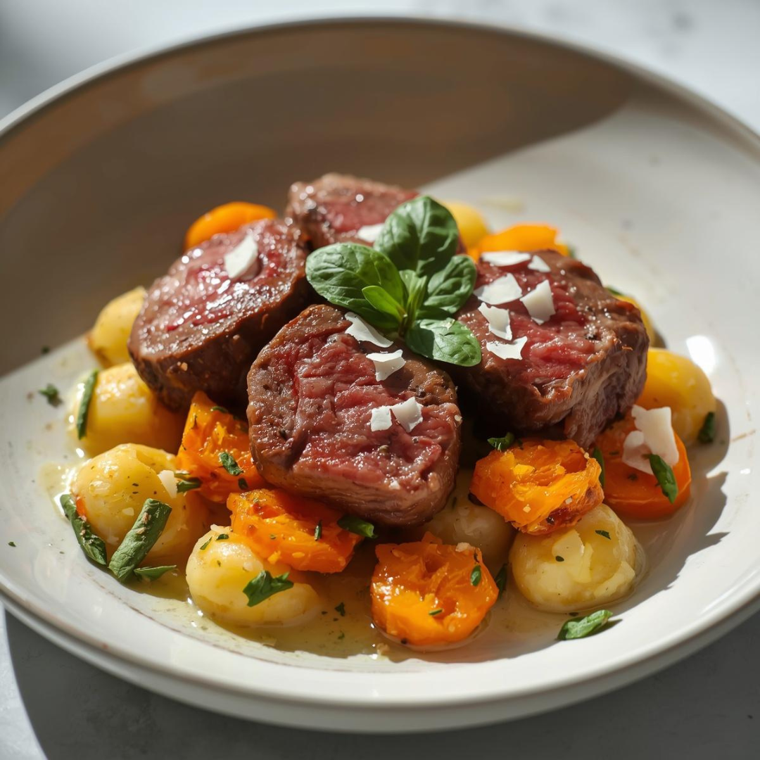 Wildschwein Lungenbraten Pasta