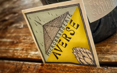etiquette de la microbrasserie averse