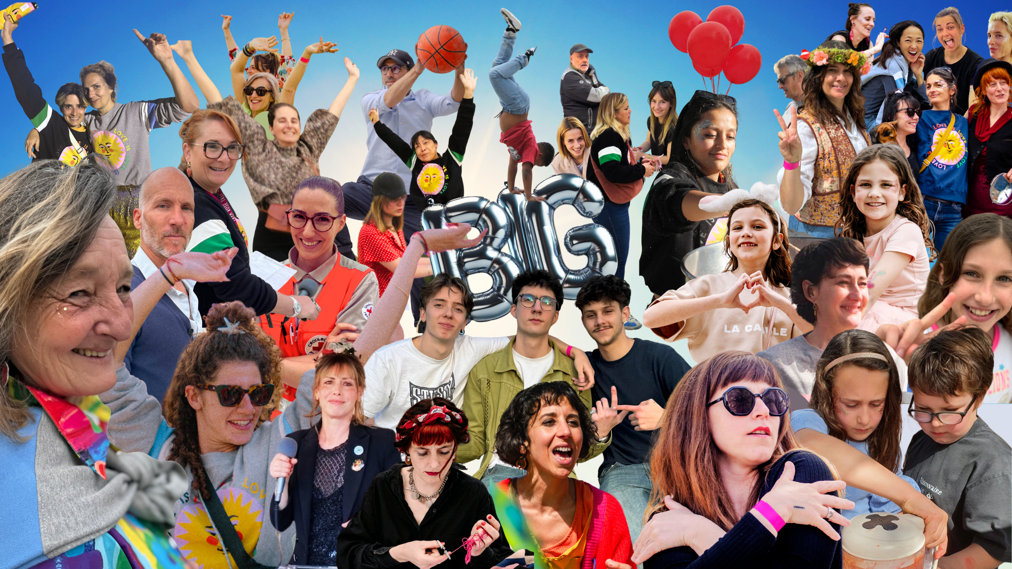 La grande famille des bénévoles de la Big Family d'Uzès