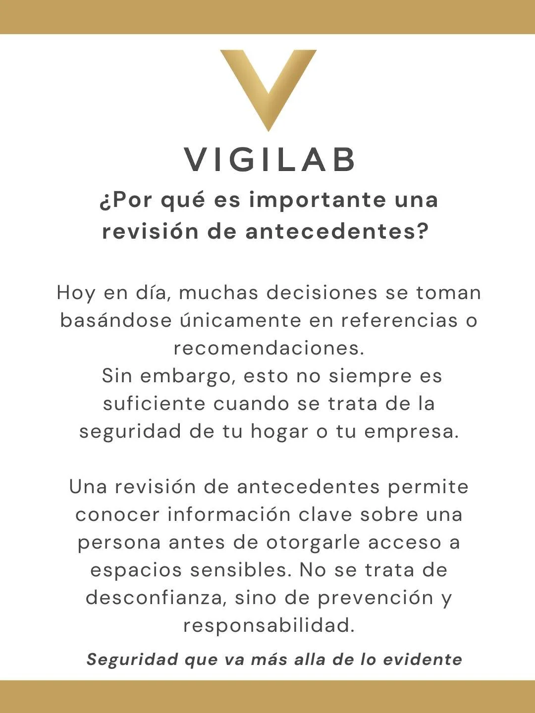 Este proceso ayuda a:

-Verificar la identidad real
-Validar el historial personal y laboral
-Detectar posibles riesgos a tiempo

En entornos donde hay familia, bienes o informaci&oacute;n importante, contar con datos confiables marca la diferencia e