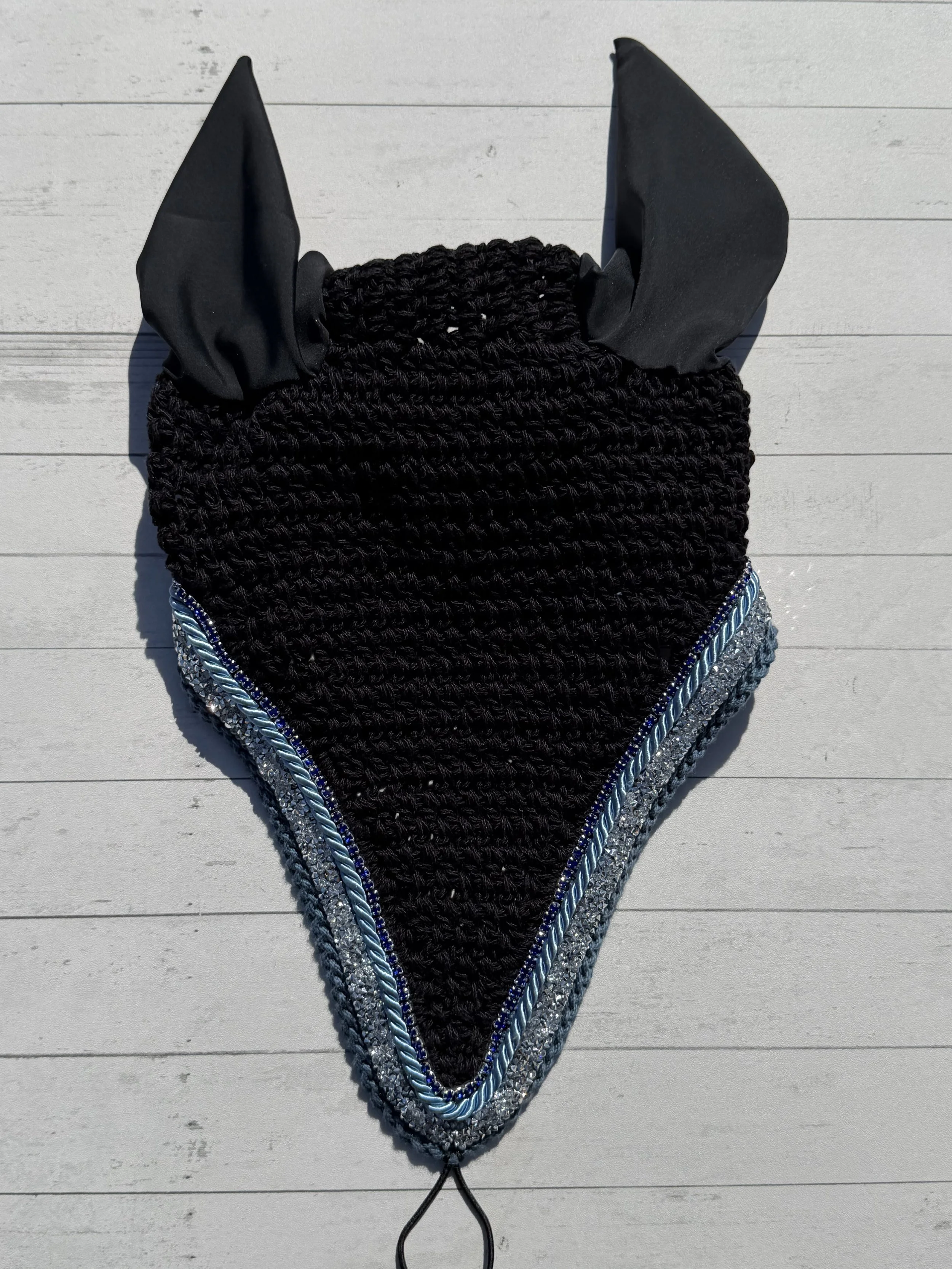 Slate Blue Sparkle Tie Down