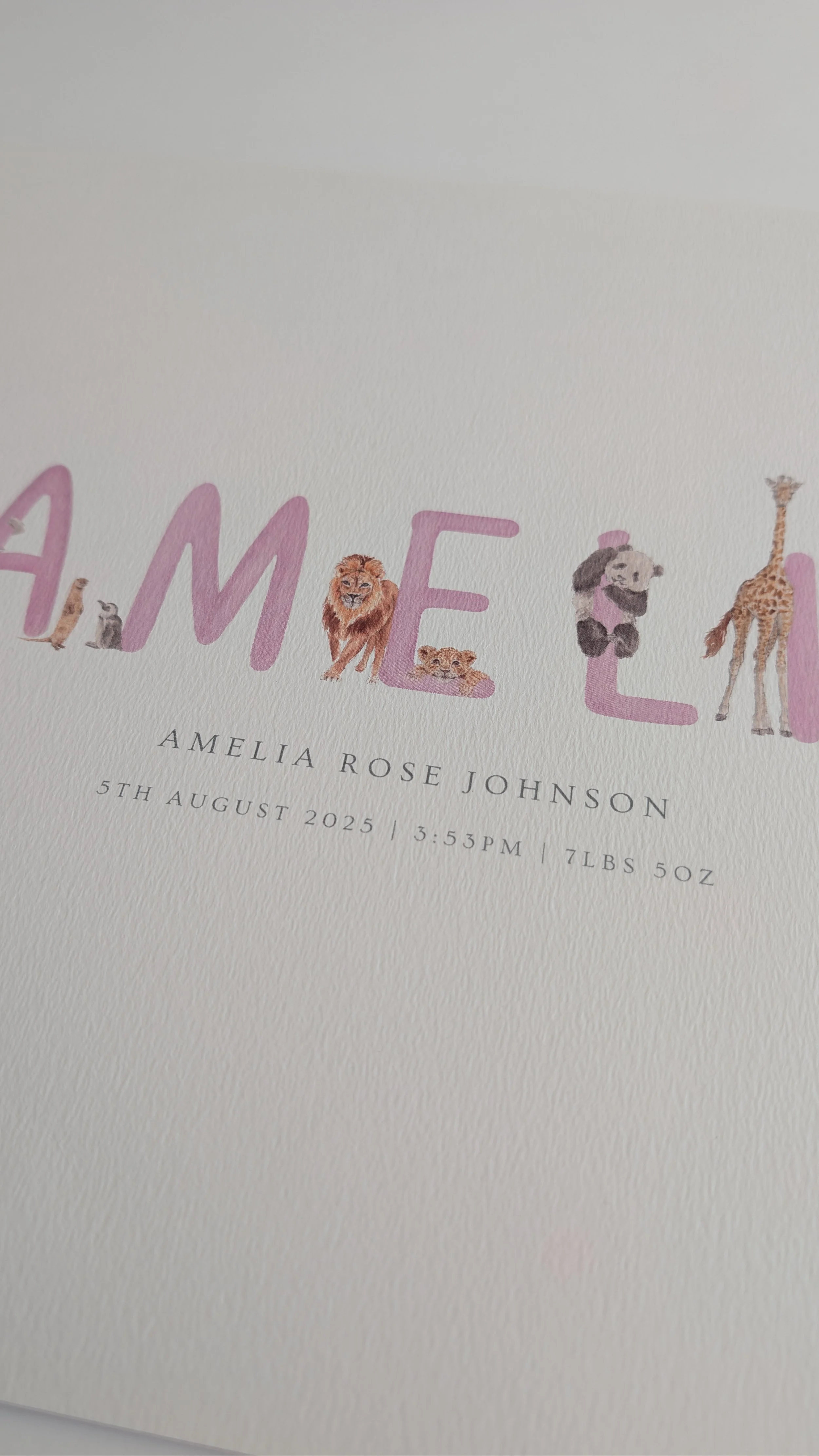 personalised-nursery-name-print-baby-gift-close up-pink-amelia.jpg