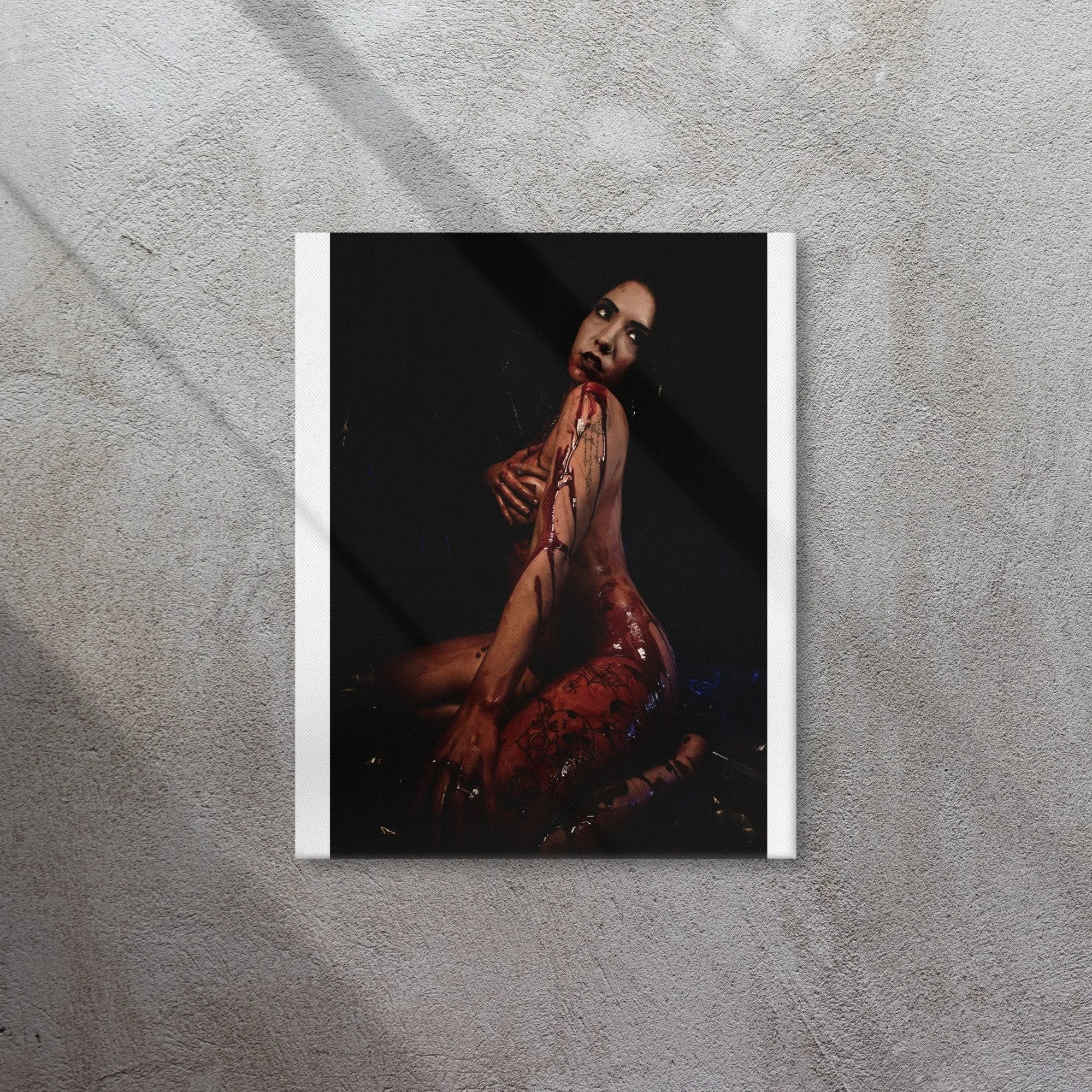blood ladyThin canvas