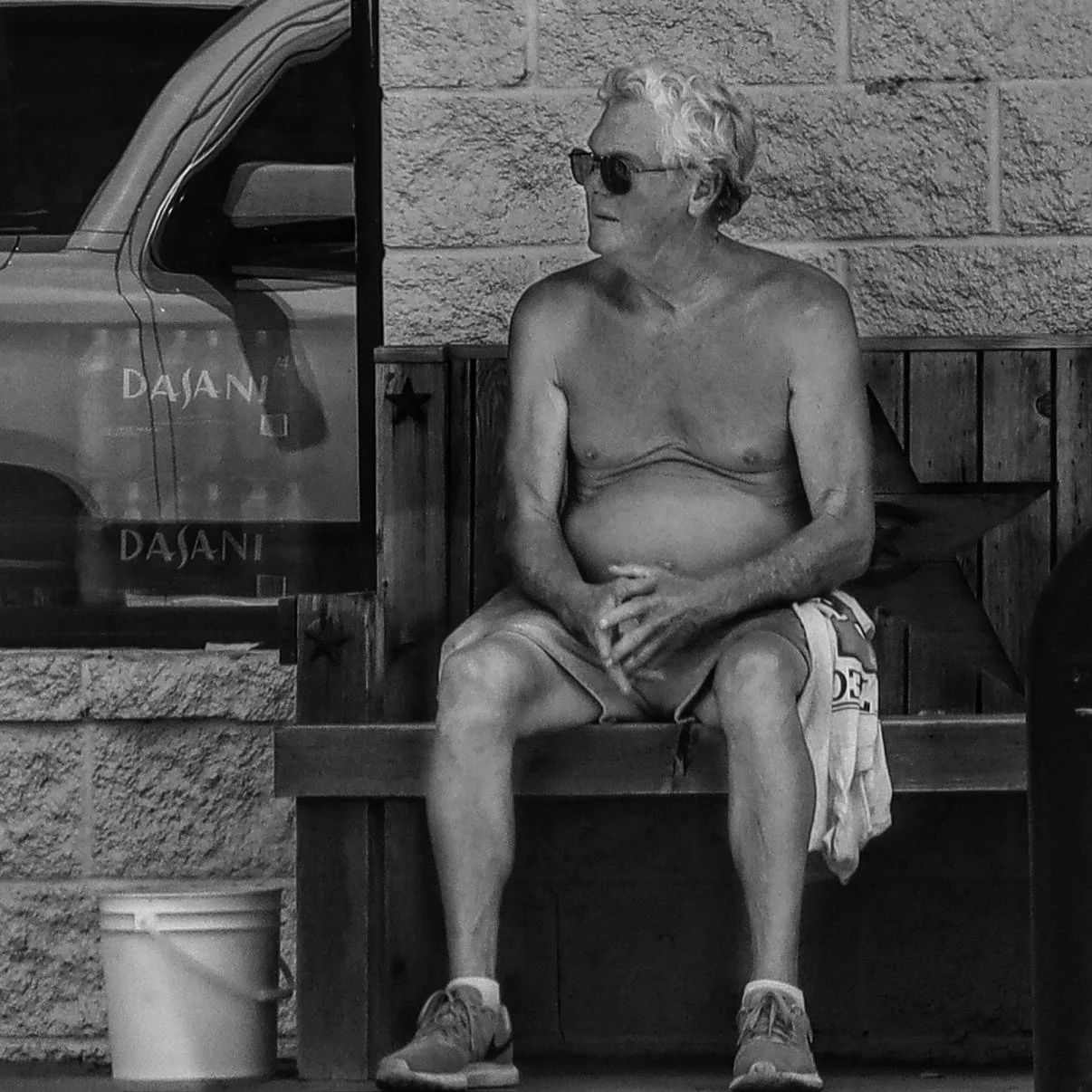 Black and white homeless America