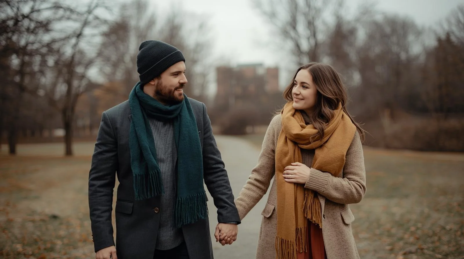 Two ceramic mugs with teal and mustard accents in Illinois, symbolizing therapy support for Valentine’s Day anxiety and relationship pressure.