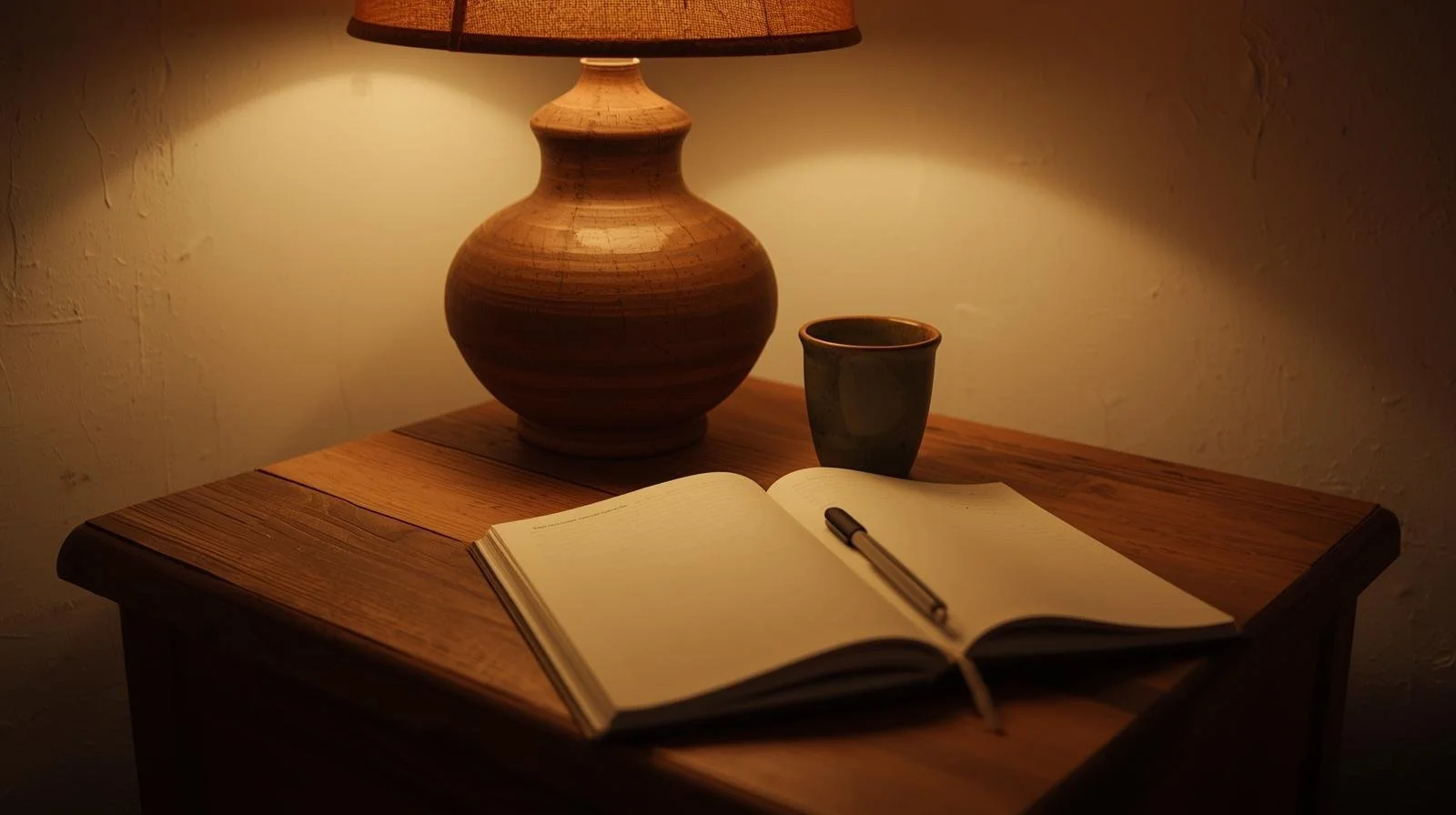 Amber sunlight over a pine forest path in Illinois, symbolizing therapy for high-functioning anxiety and support beyond stress.