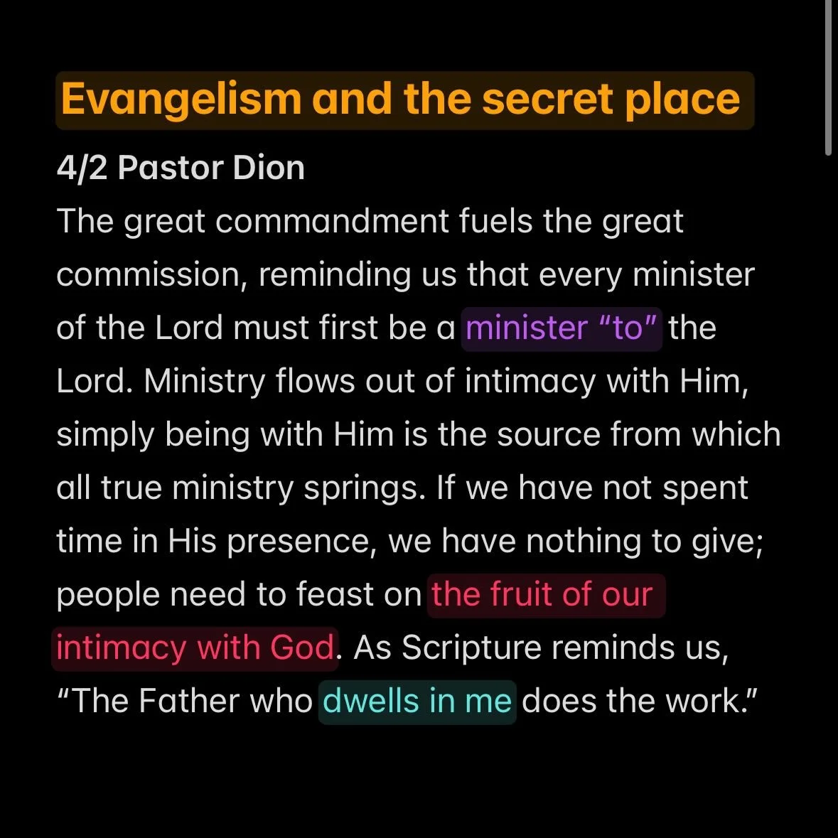 Yesterday my heart was so moved during our class at @jesusschoolorlando . Sharing these notes as a reminder: first love is the fuel for everything we are meant to do in life. When we return to Him, everything else flows ❤️&zwj;🩹| Ayer mi coraz&oacut