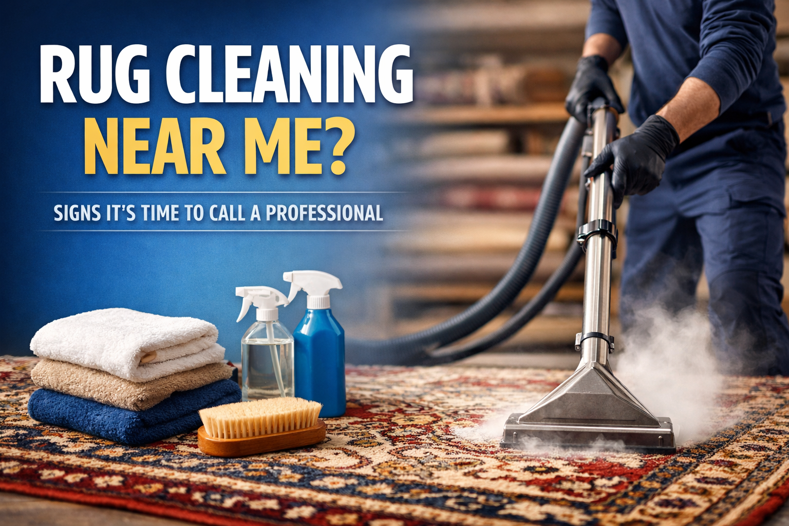 Rug Cleaning Near Me: Signs It’s Time to Call a Professional