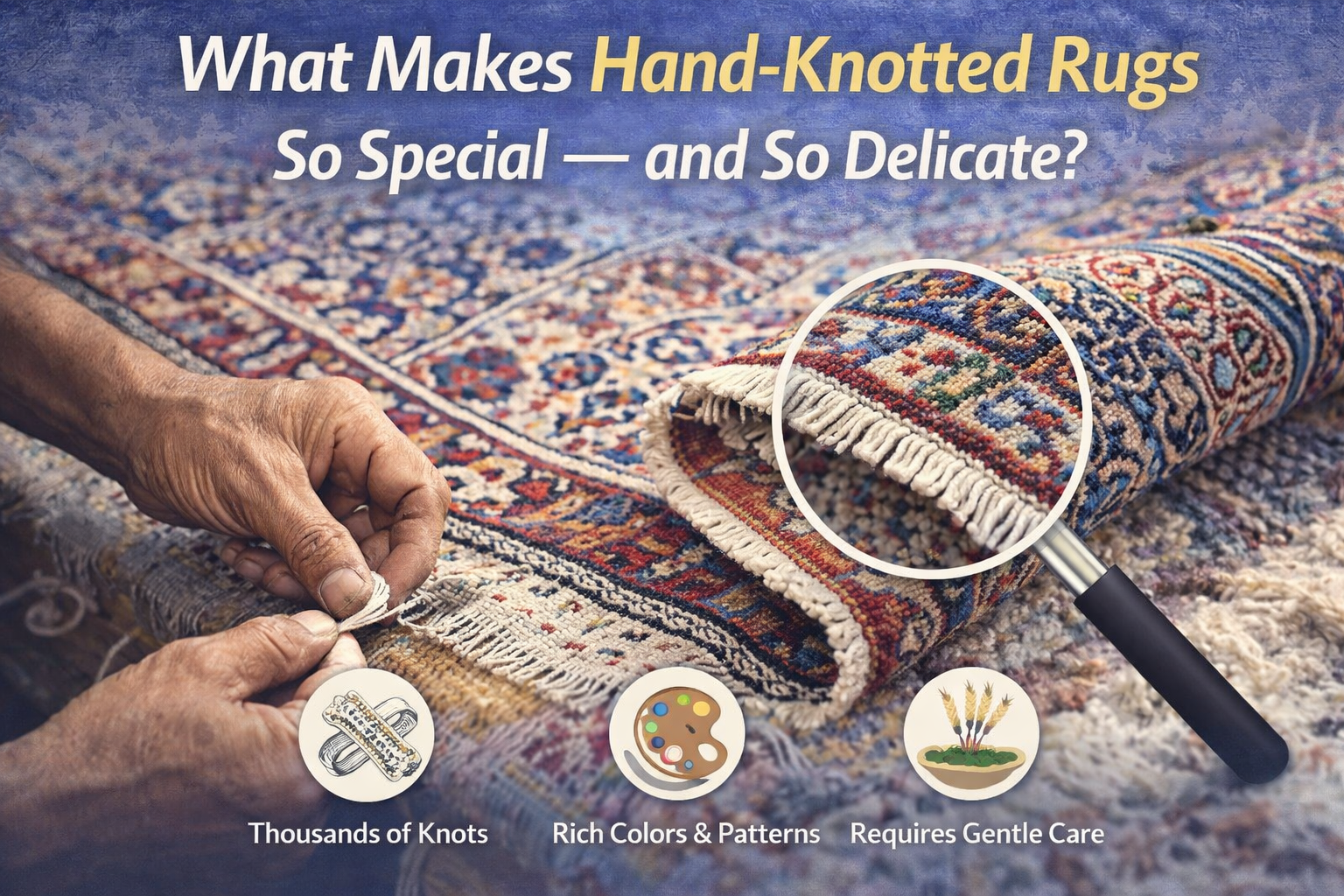 What Makes Hand-Knotted Rugs So Special — and So Delicate?