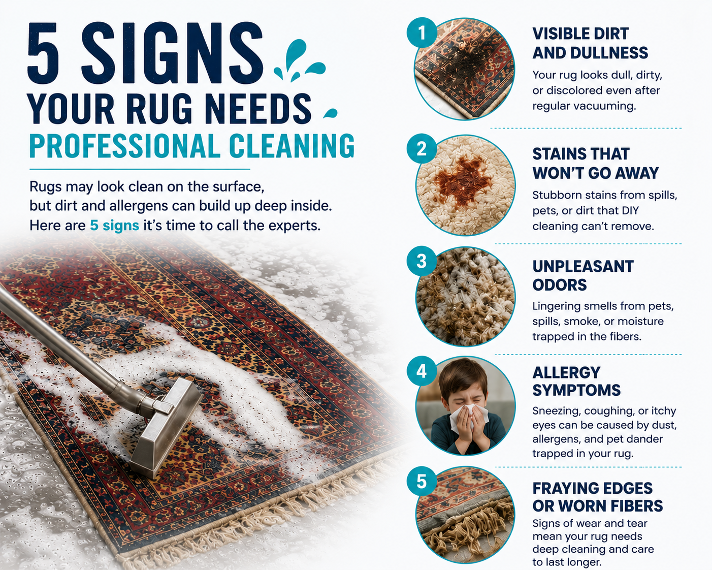 5 Signs Your Rug Needs Professional Cleaning