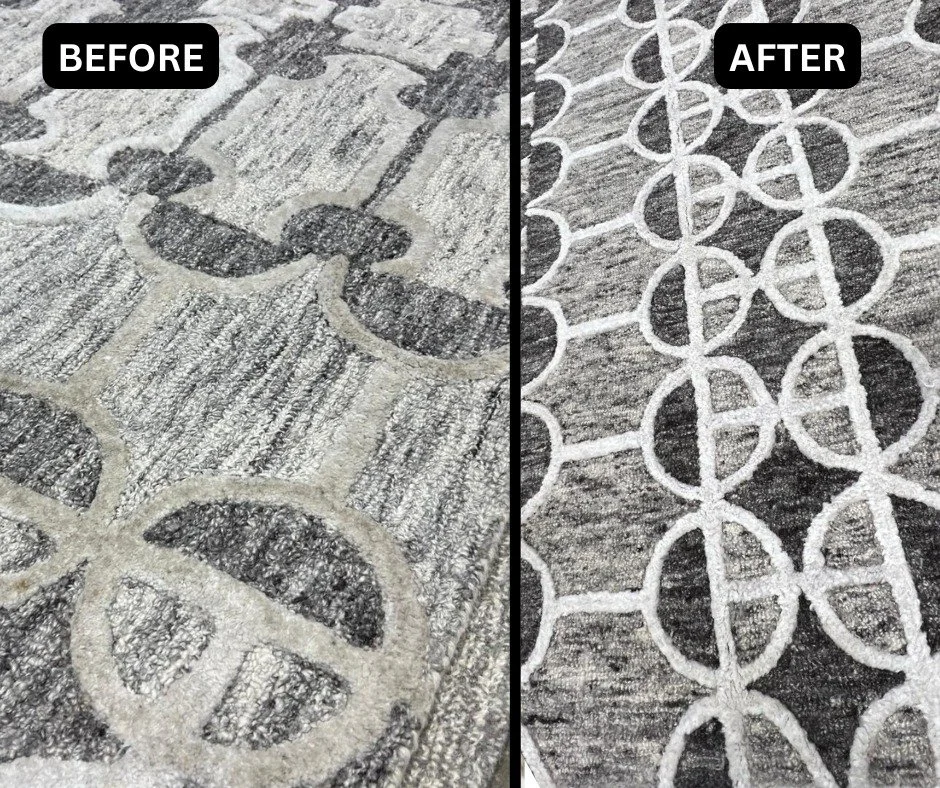 Wool Rug Cleaning in Itasca, IL After Home Renovation and Dog Urine Stains