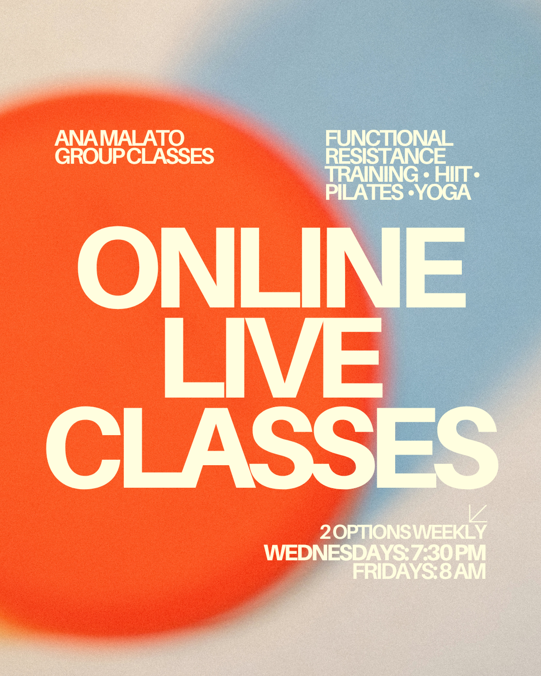 ONLINE LIVE CLASSES
