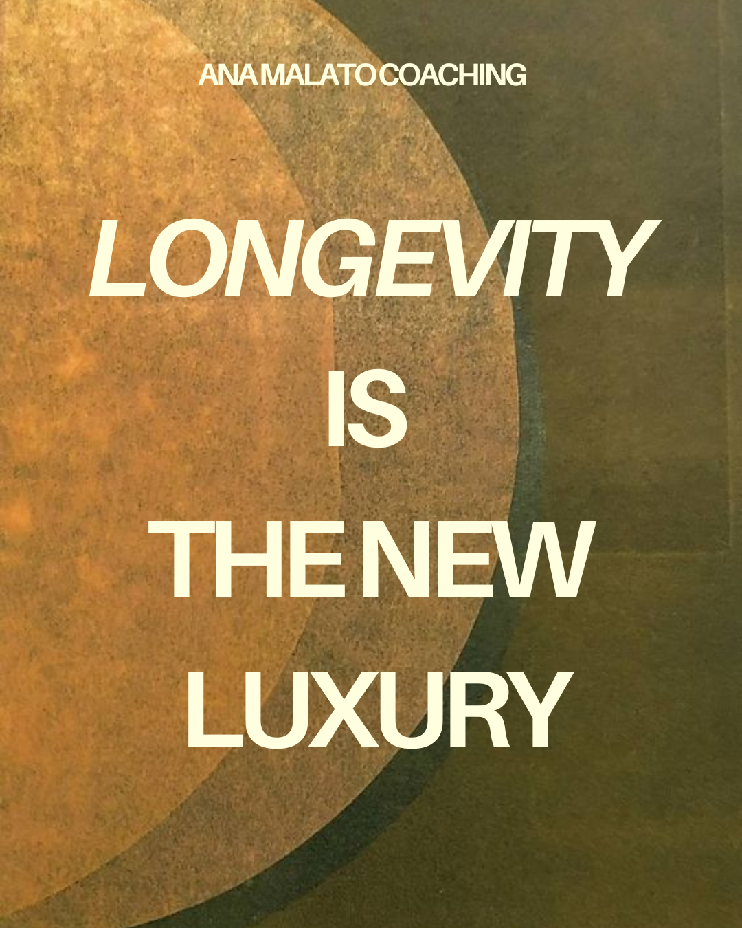 LONGEVITY & PERFORMANCE MENTORSHIP  - 1:1 COACHING