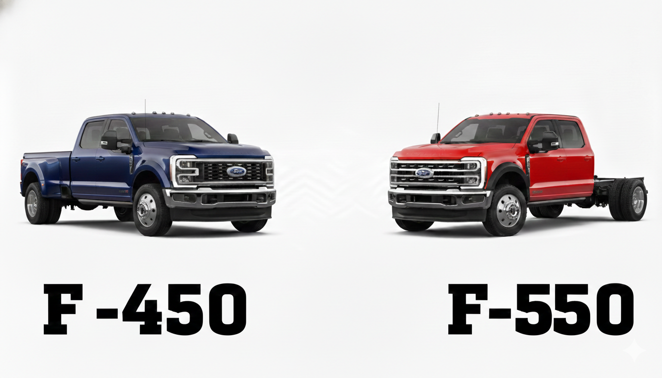 Ford F‑450 or F‑550? How to Pick the Right Heavy‑Duty Truck for You