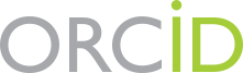 ORCID iD logo with gray and green text