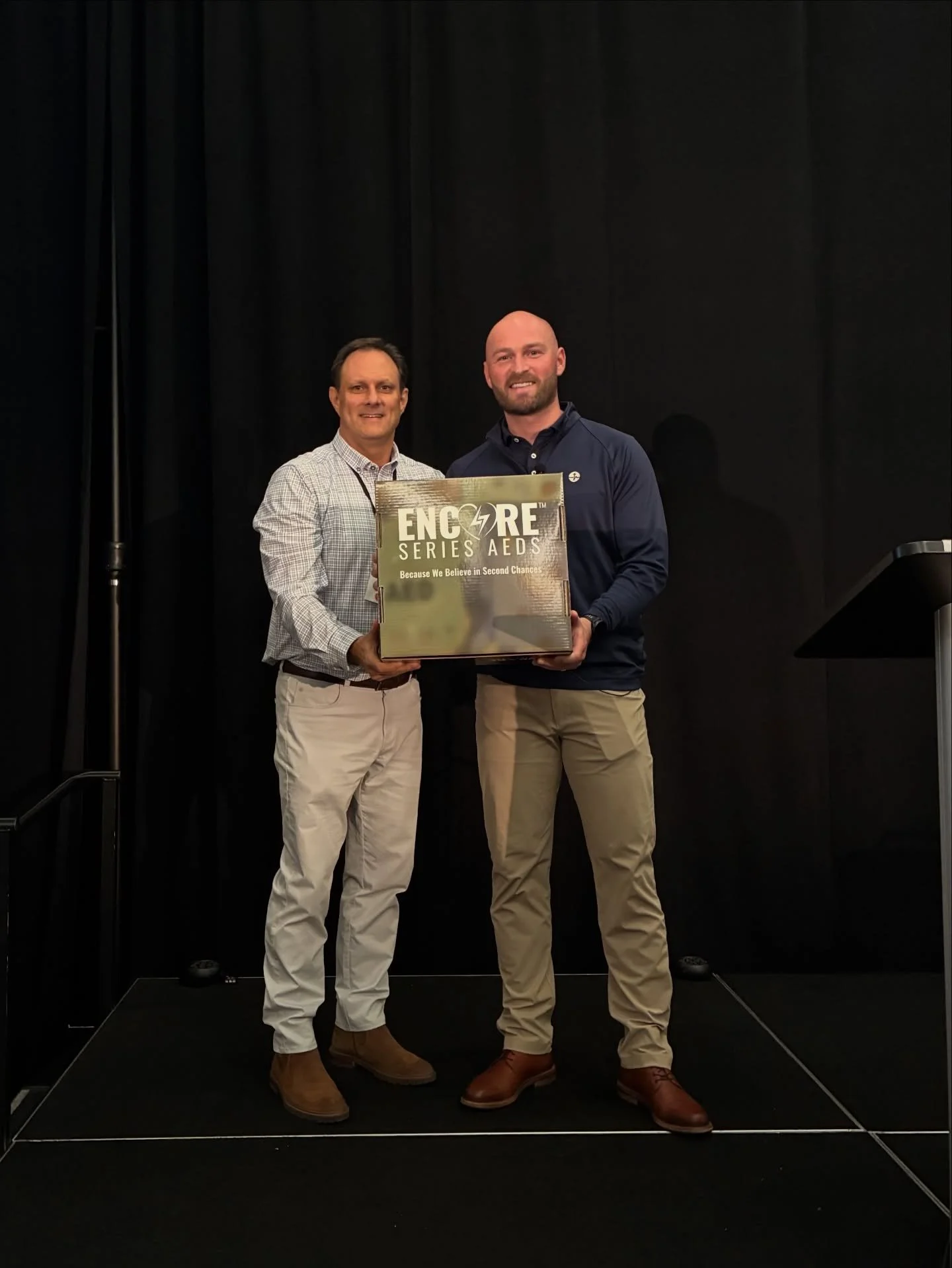 Appreciate the chance to be with the Safe Life and CoroMed team.

As a survivor of sudden cardiac arrest, I was honored to share my unique perspective and story with those who seek opportunities to expand AED access everyday. Your work saves lives.

