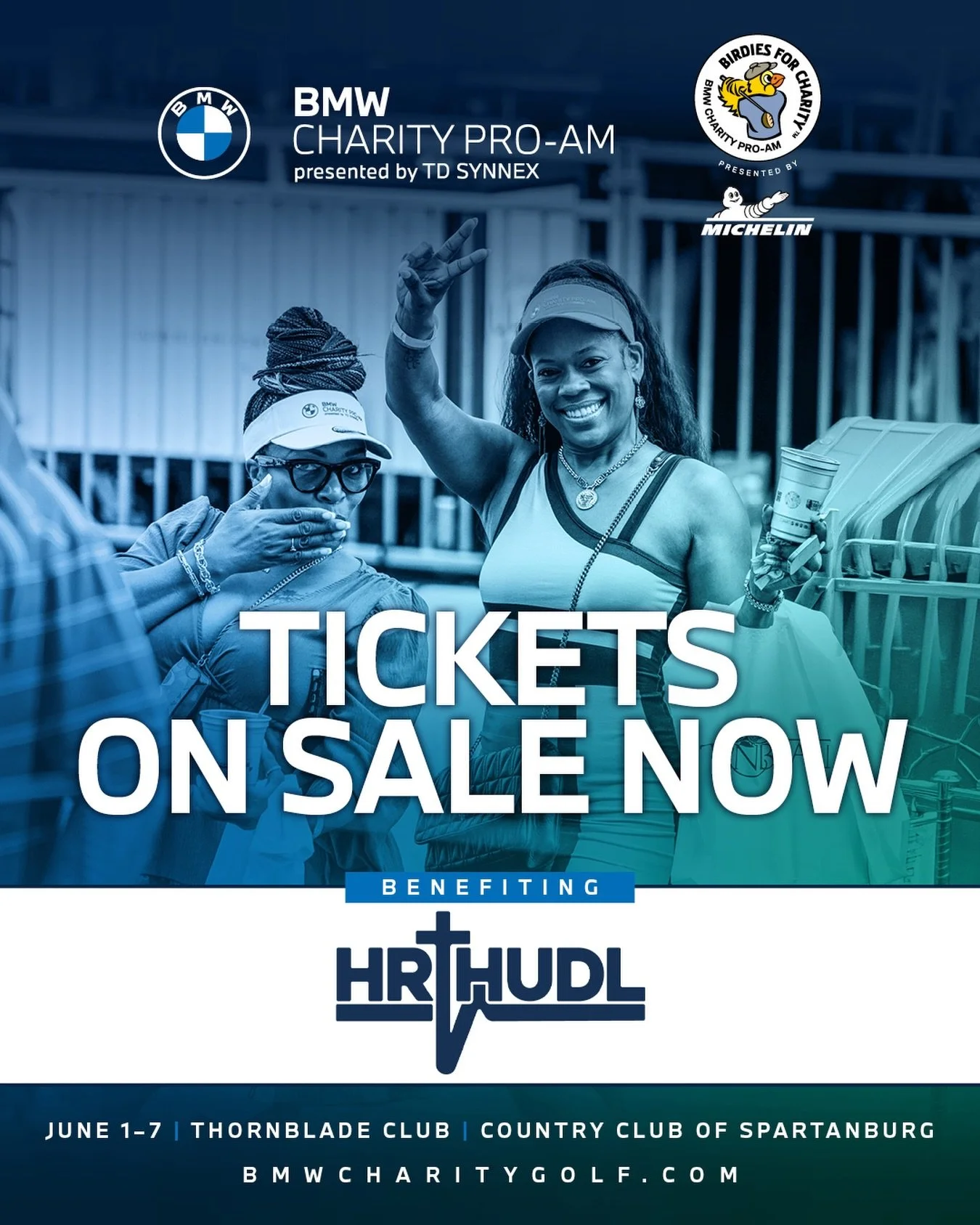 Anybody else have the golf bug?! Secure your tix for the 2026 @bmwcharityproam ⛳️ 

When you purchase tickets, you&rsquo;ll have the option to support @hrthudl programs.

Tickets in bio!