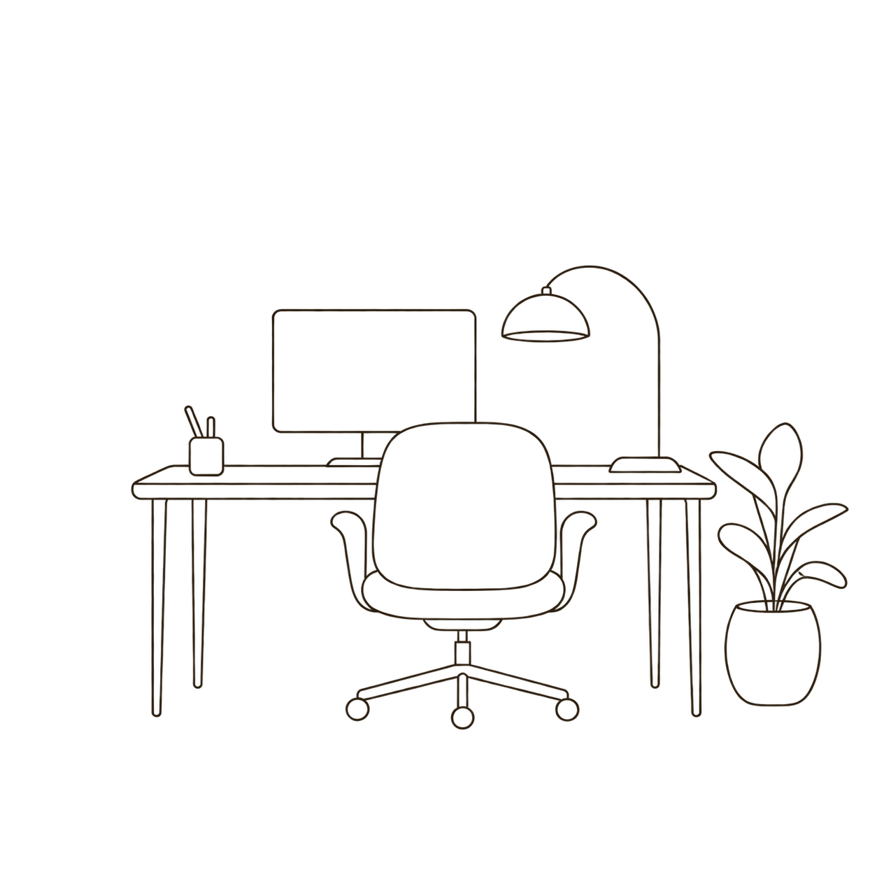 Projektowanie wnętrz biurowych: biur, przestrzeni coworkingowych i pojedynczych pomieszczeń do pracy.