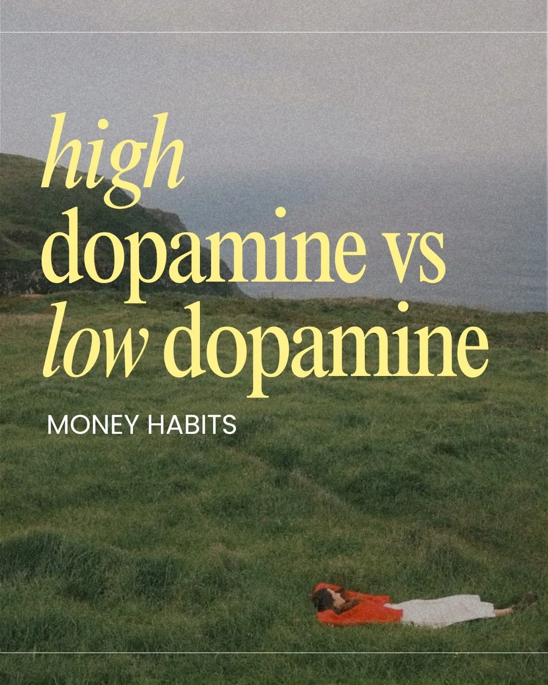 We&rsquo;ve all chased dopamine with money. And in small doses&hellip; it&rsquo;s fine.

But when everything is built on that feeling, it&rsquo;s what keeps you stuck.

These are the lower dopamine habits
that have actually helped me feel more in con