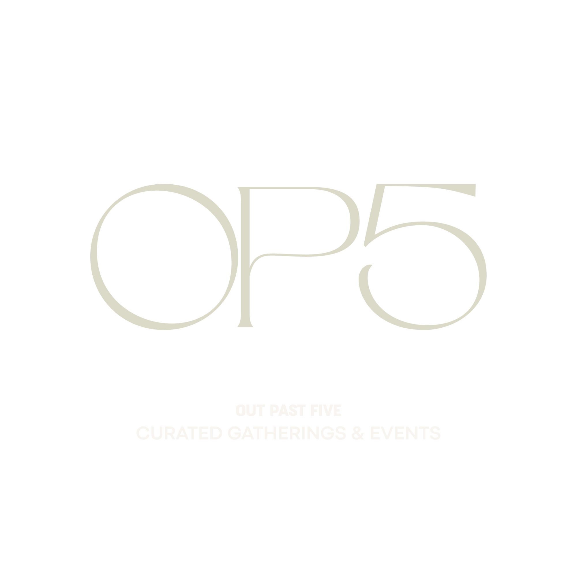 Out Past Five Logo - Curated Gatherings & Events