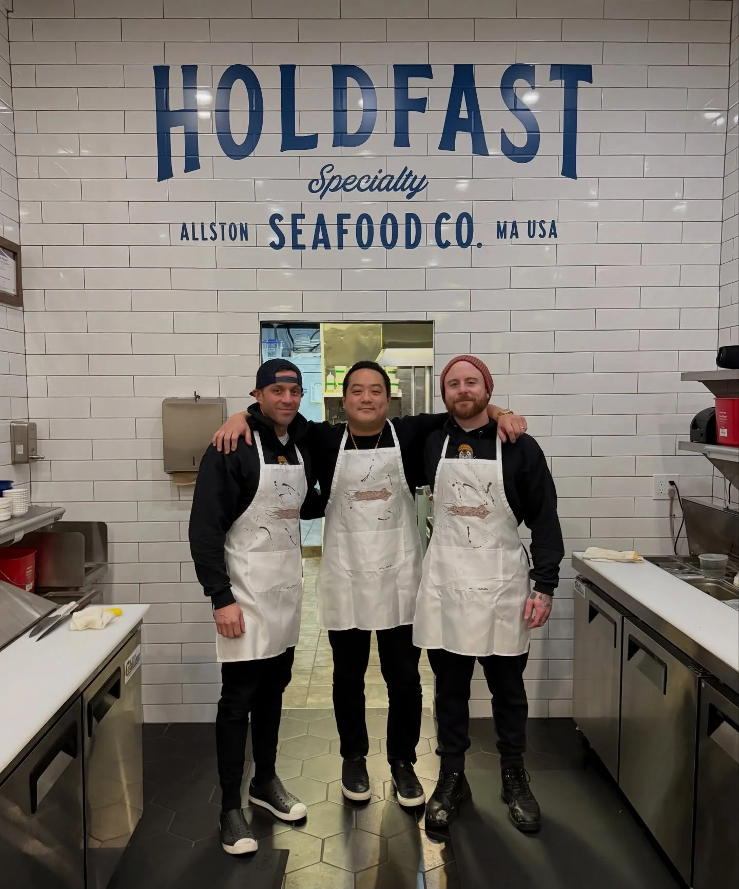 ***NOW OPEN SUNDAYS! 12PM-10PM!***

Thank you, Abe, for the kind words and the sweet new customized Aprons!  Boston x Vineyard!

#Boston #seafood #eatboston #bostonfoodies #bostoneats #allston #allstoneats #bosfoodies #bostonfoodjournal #eaterboston 