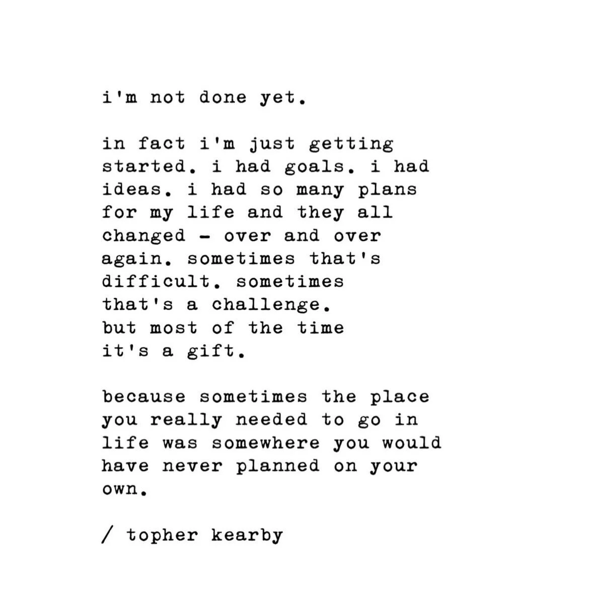 Sometimes it&rsquo;s hard to discern resistance to change because of fear of being uncomfortable, or resistance to fear of something far greater that requires you to grow into the next version of yourself. 

Thanks to  @topherkearby for capturing in 