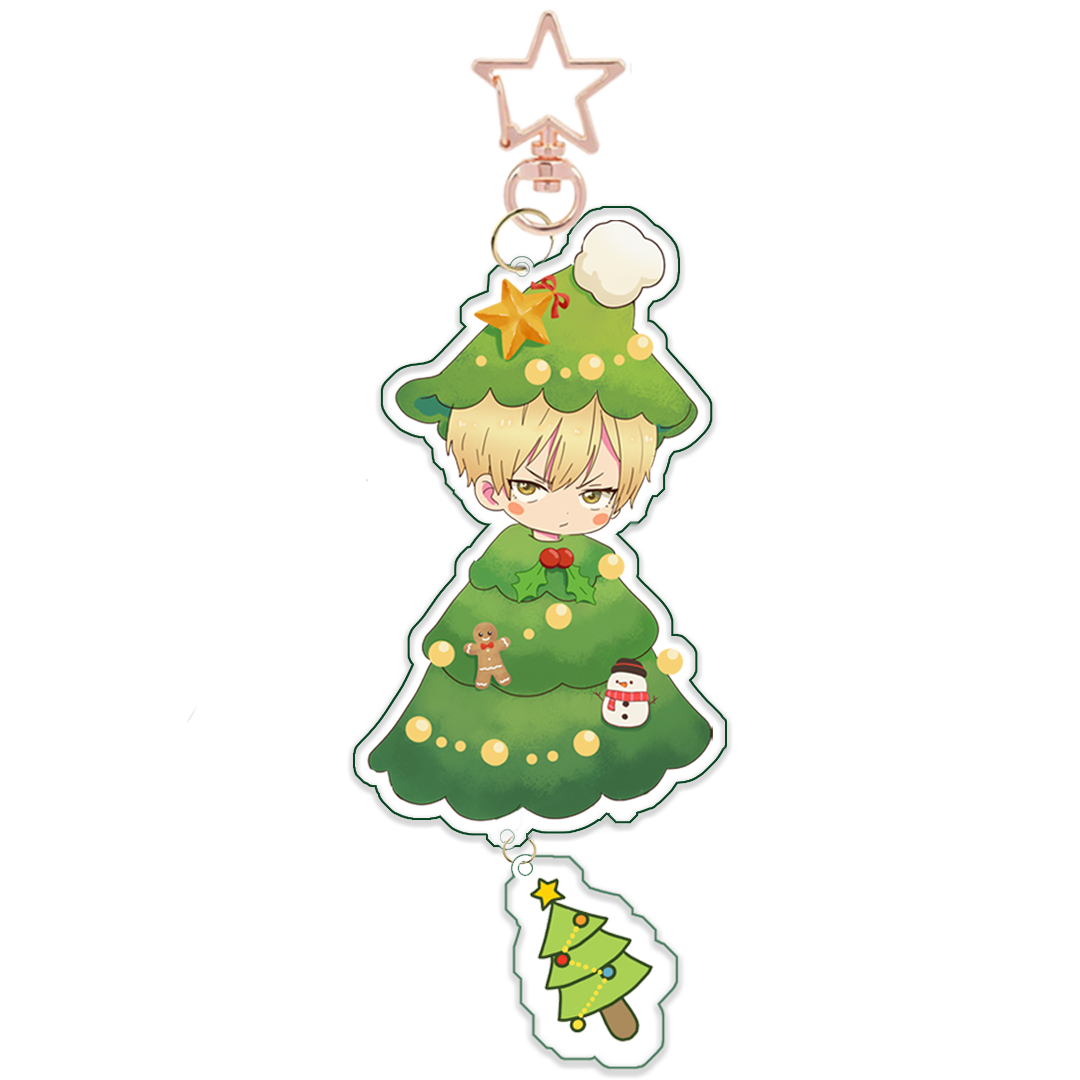 Christmas Tree Mori Acrylic Keychain