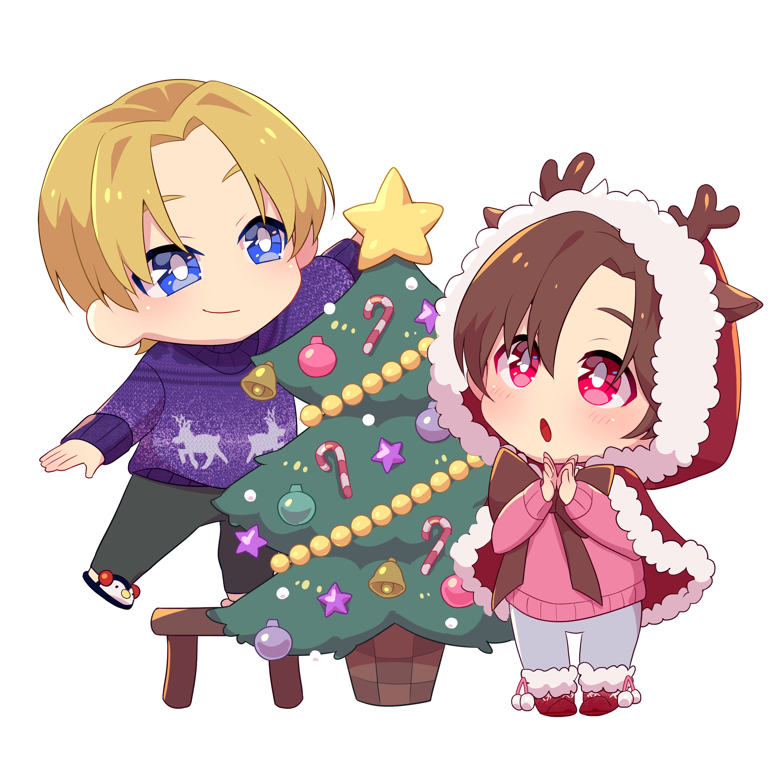 Christmas Tree Acrylic Keychain