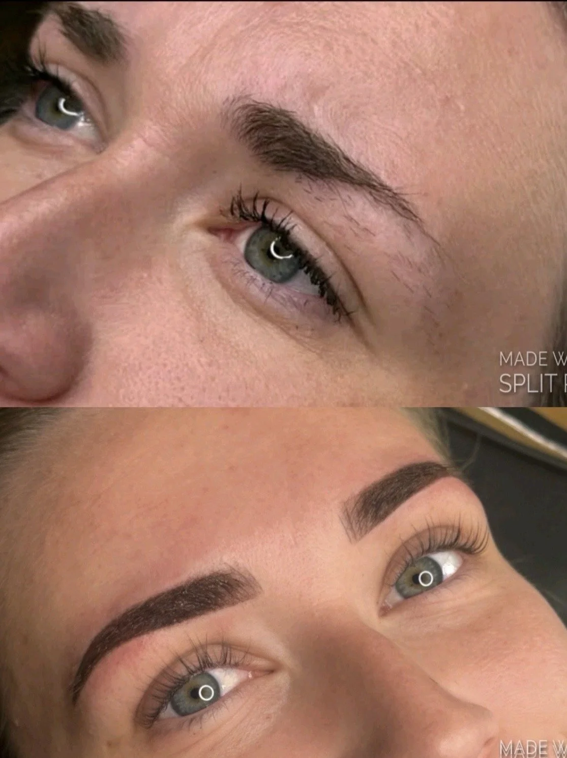 Microblade powder brow