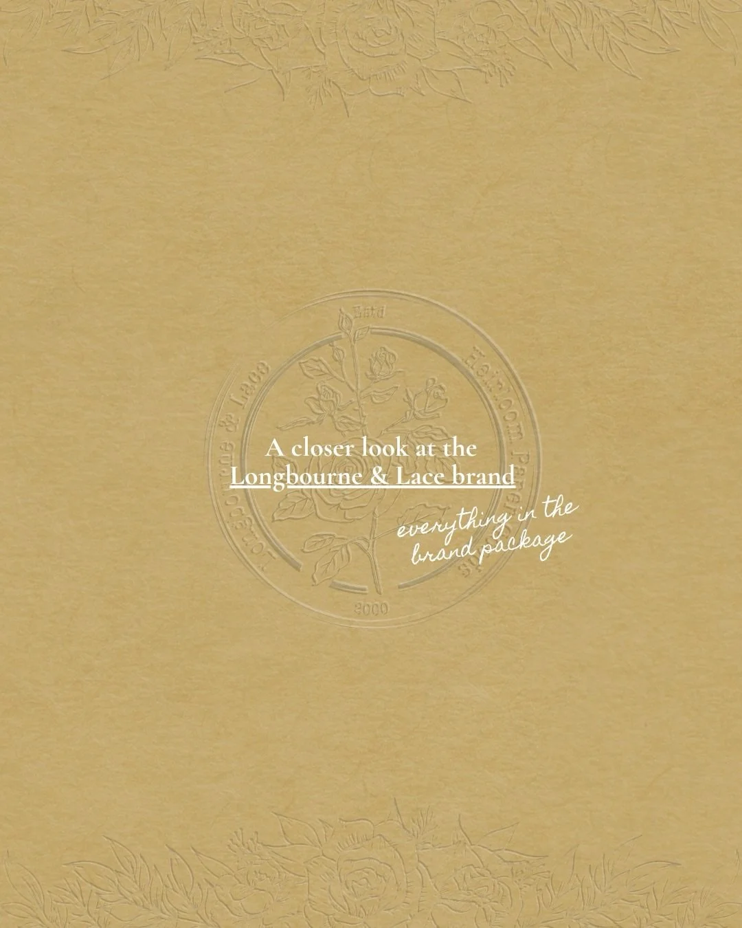 Longbourne &amp; Lace was a brand exploration I&rsquo;ve been working on for a romantic, heirloom paper goods company. I wanted to build a brand that felt like something you&rsquo;d find tucked in your grandmother&rsquo;s letter box. 

It was made to