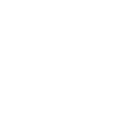 Ein weißer Hintergrund mit einem schwarzen Logo in der Mitte, das eine stilisierte Figur zeigt