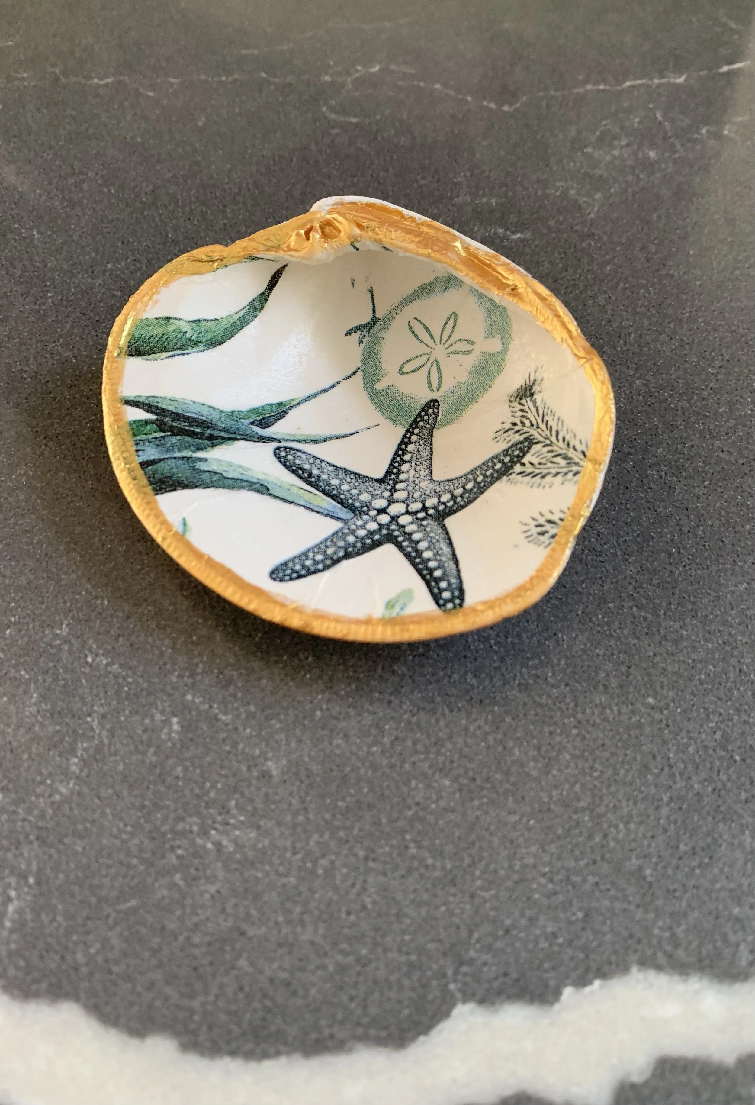 Quahog Shell Trinket Dish