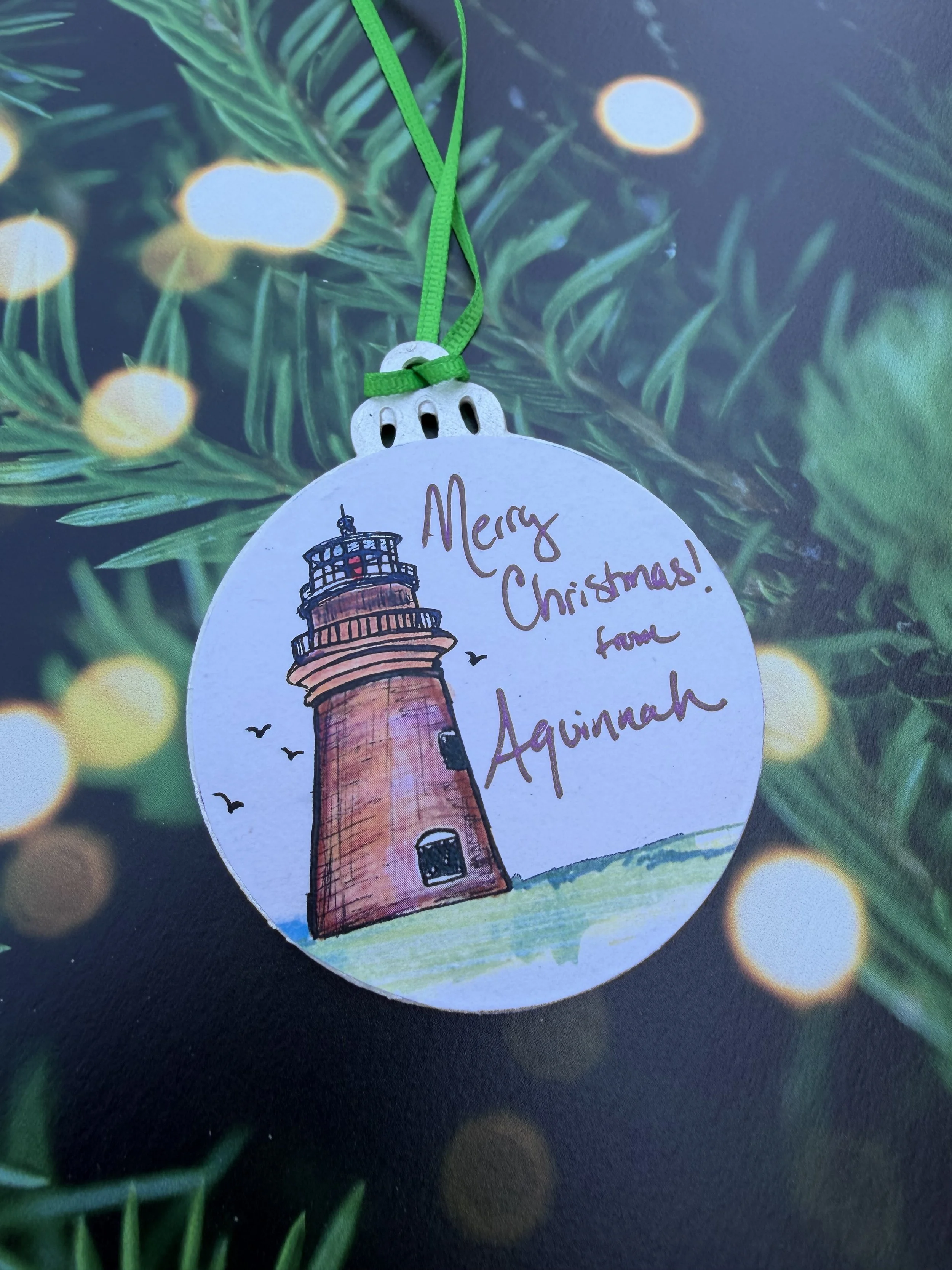 Martha's Vineyard Lighthouse Ornament
