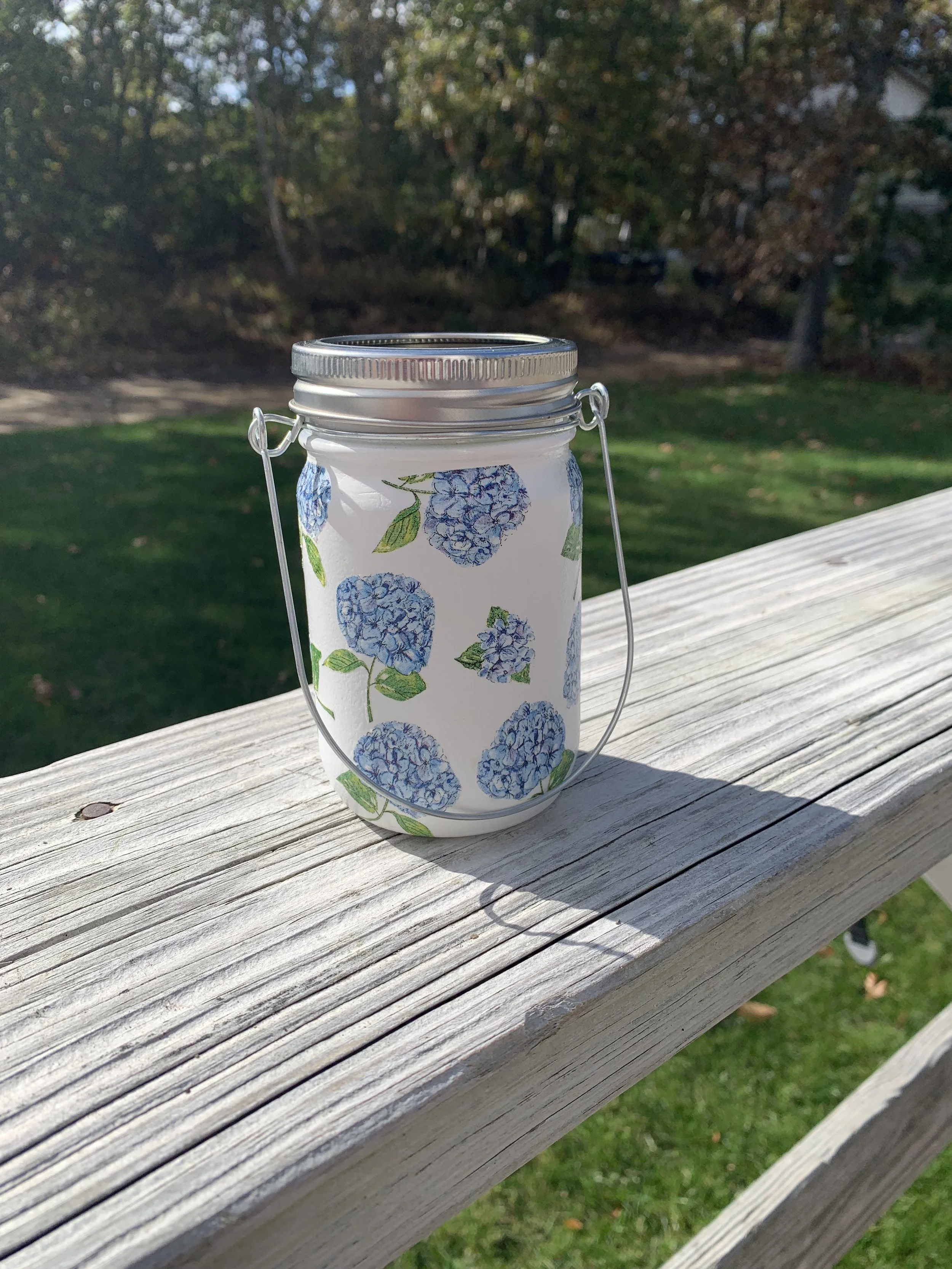 Short Ball Jar Lantern