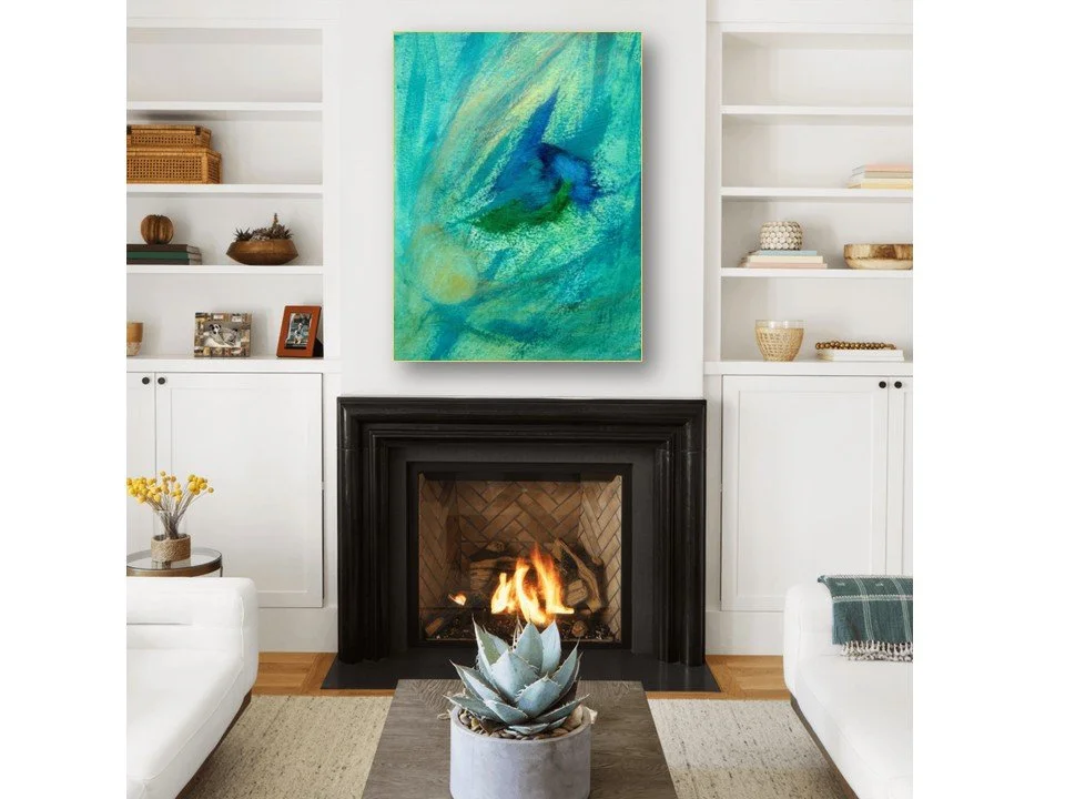 On a Wing and a Prayer - Original sold, Giclee on Glass available
