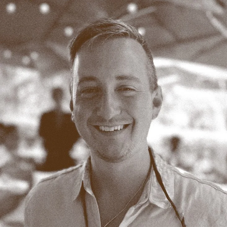 A young man outdoors